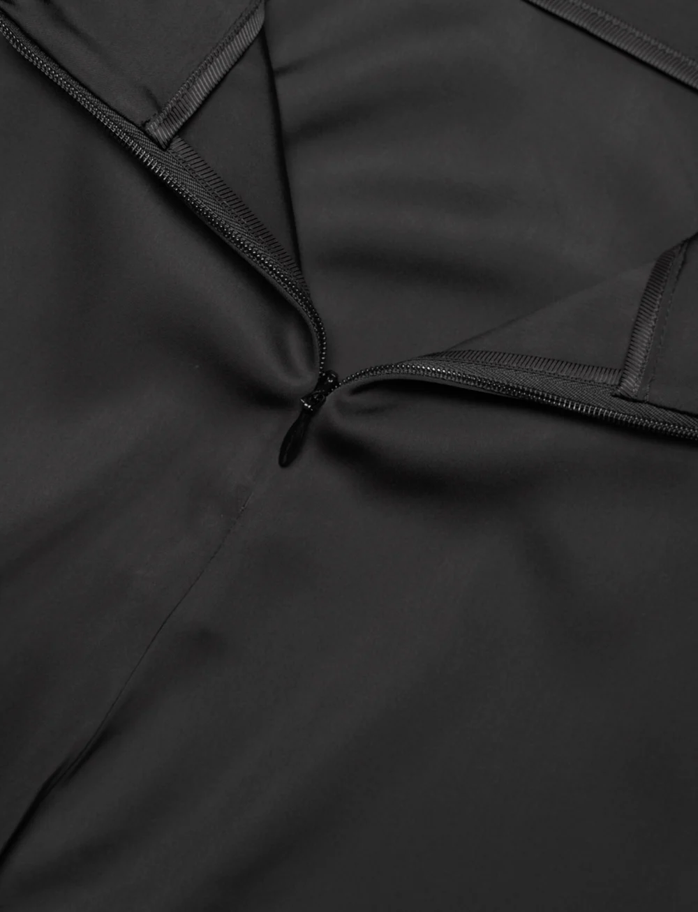 2NDDAY - 2ND Barrah - Heavy Satin - maxi nederdele - meteorite (black) - 2