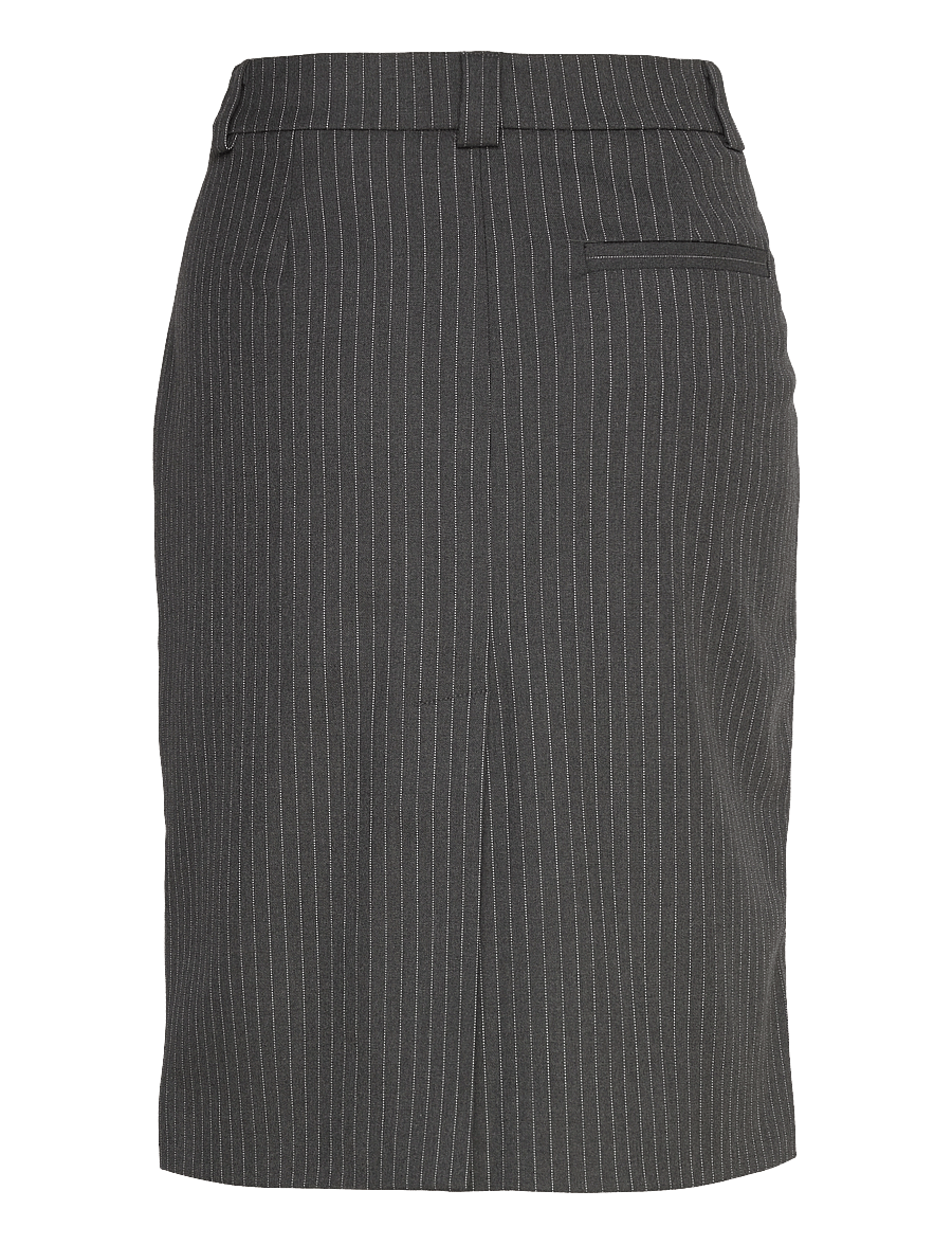 2NDDAY - 2ND Lima - Pinstripes - midi-röcke - dark grey melange - 2