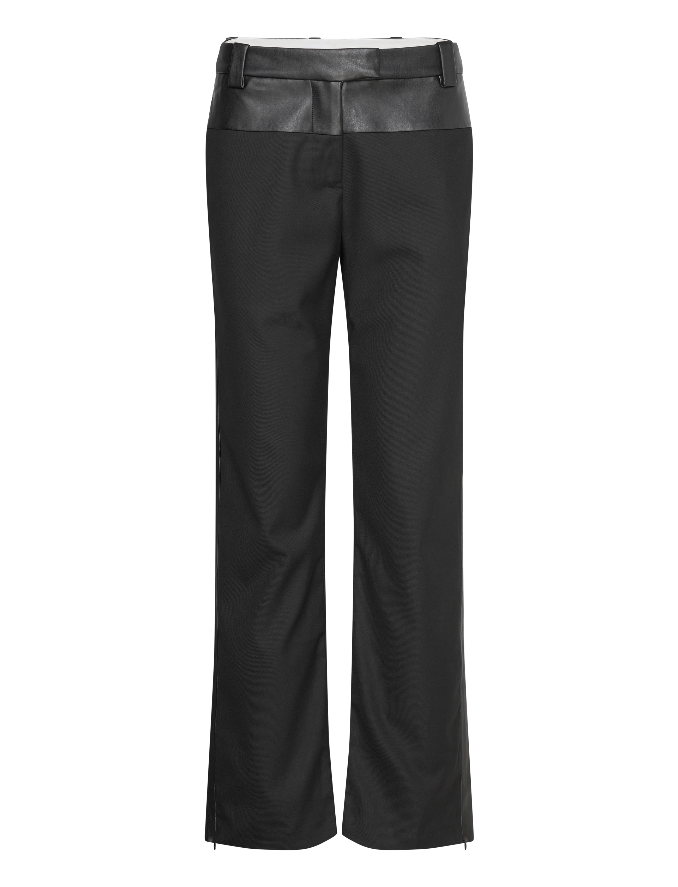 2NDDAY 2ND Shaw - Tailoring - Nahkpüksid - METEORITE (BLACK) / black