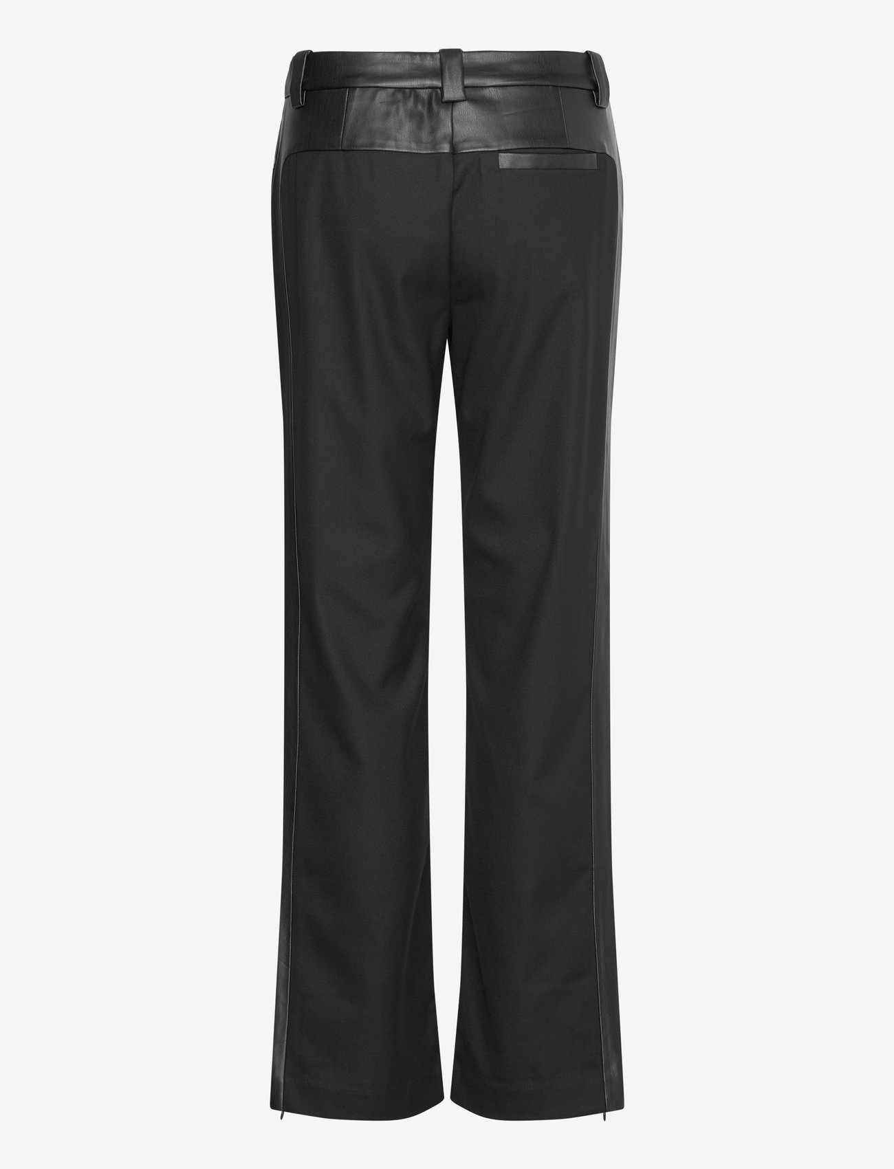 2NDDAY - 2ND Shaw - Tailoring - leather trousers - meteorite (black) - 1