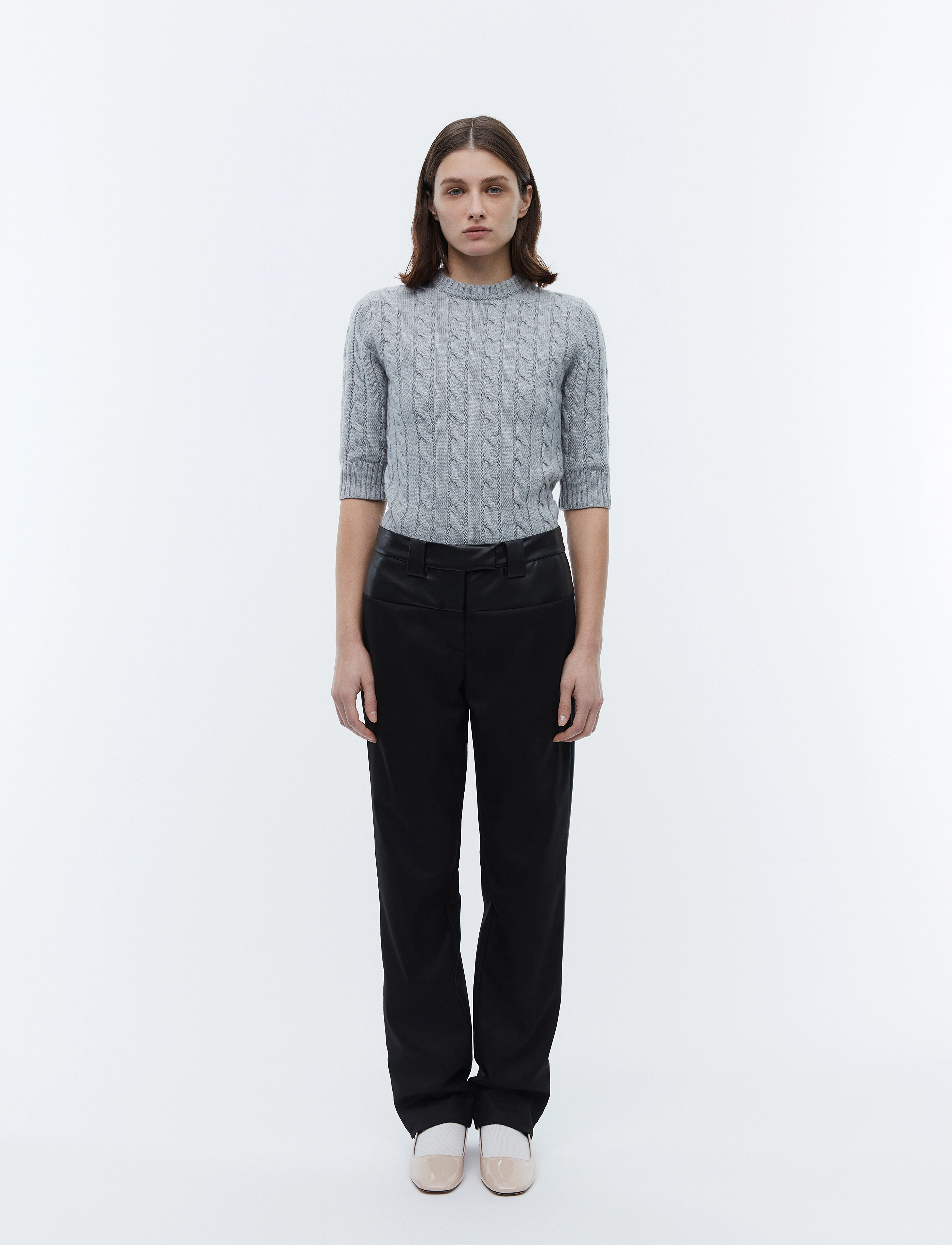 2NDDAY 2ND Shaw - Tailoring - Læderbukser - METEORITE (BLACK) / black