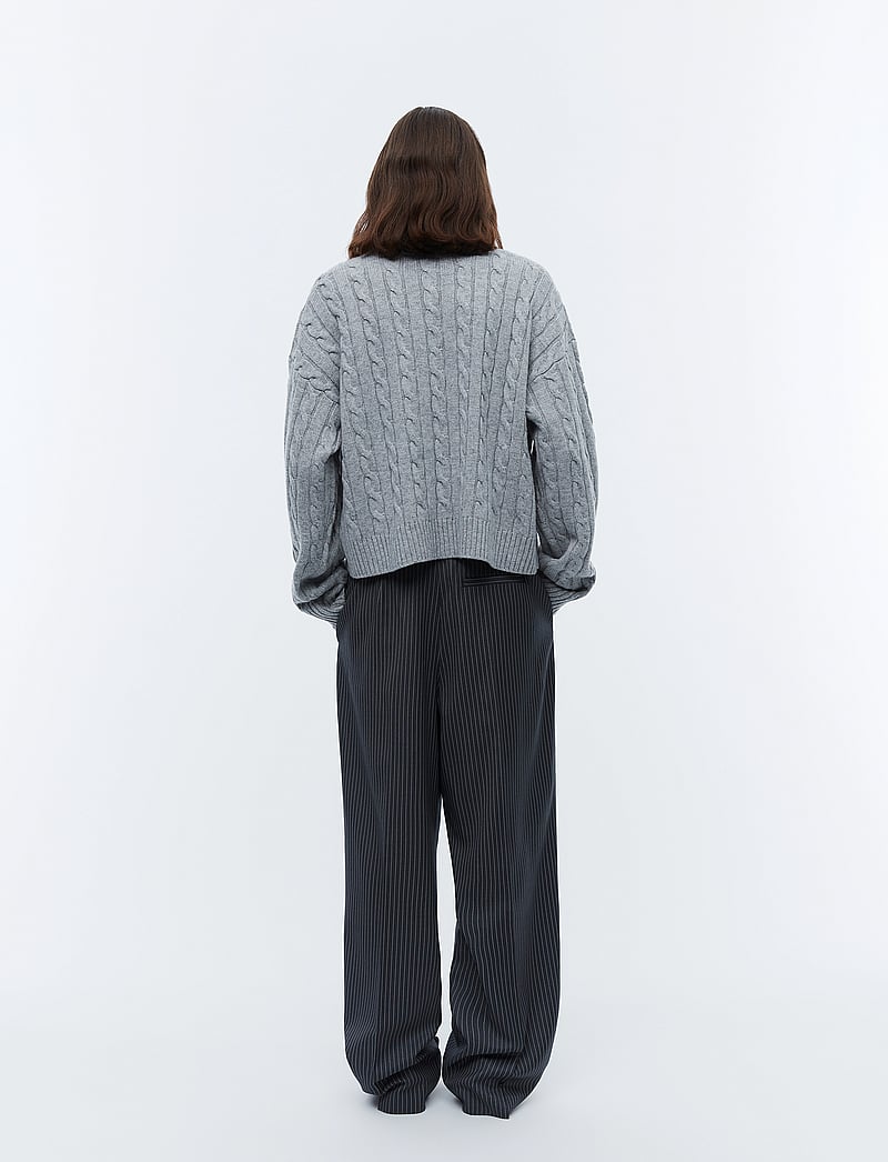 2NDDAY - 2ND Carter - Pinstripes - formell - dark grey melange - 4