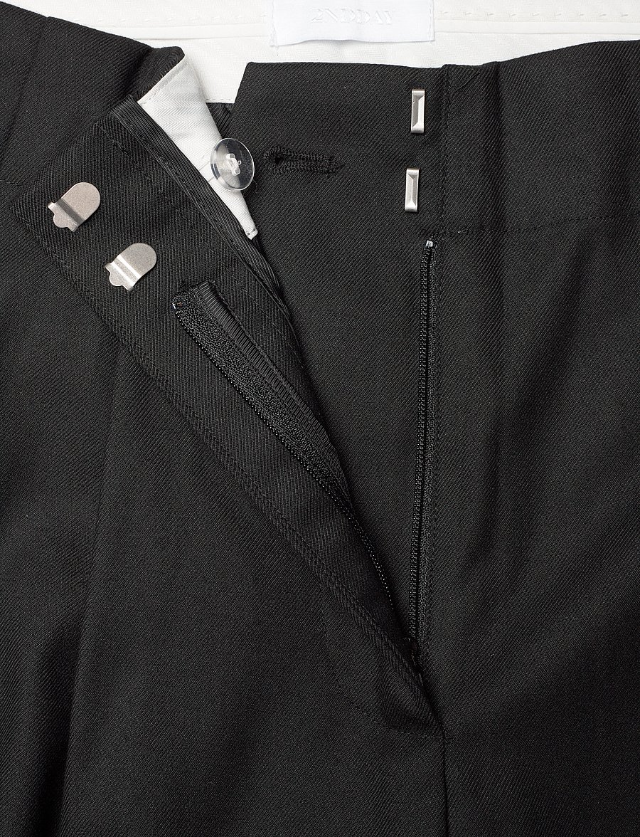 2NDDAY - 2ND Carter - Tailoring - chinos - meteorite (black) - 3