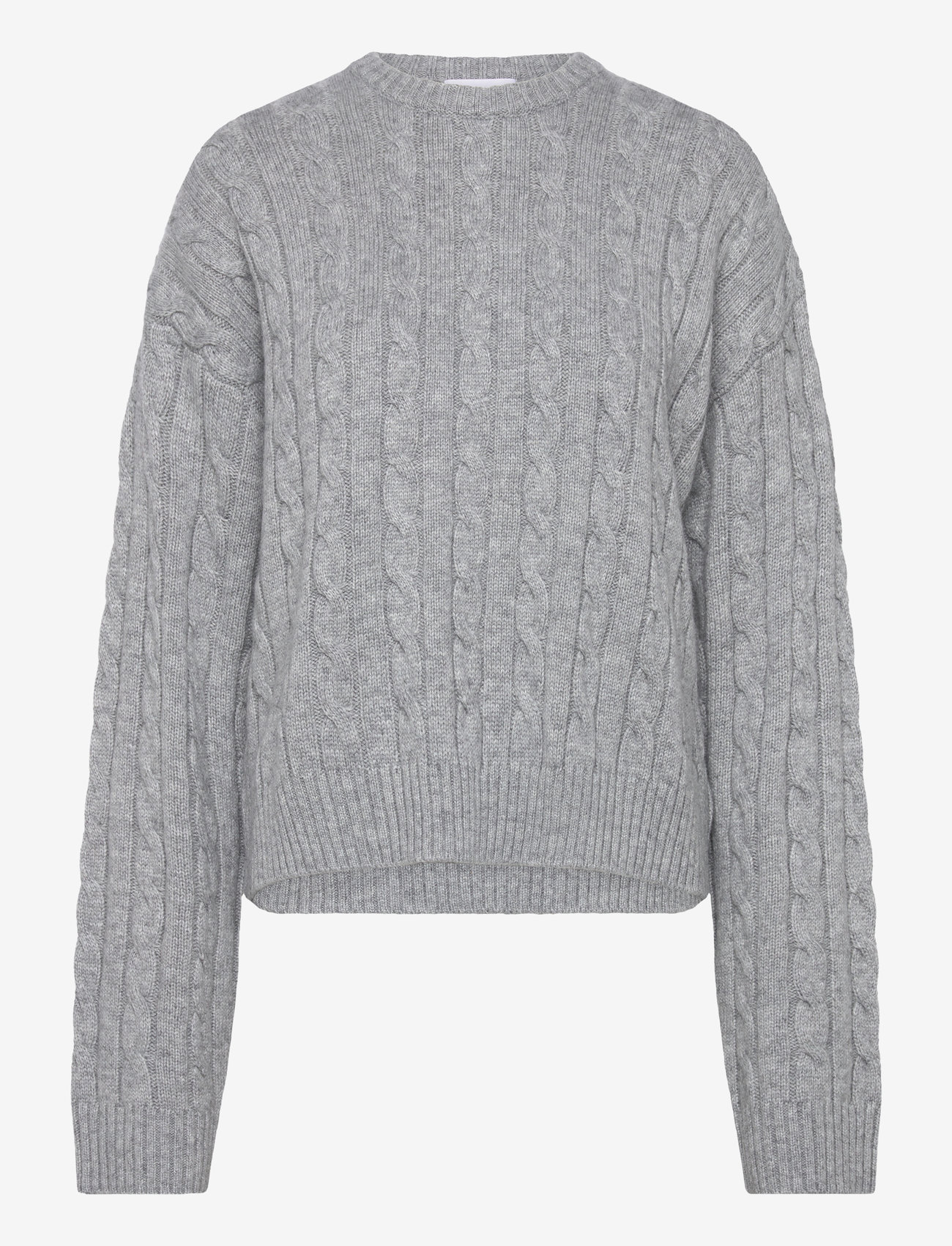 2NDDAY - 2ND Quito - Cable Knit - striktrøjer - drizzle - 1