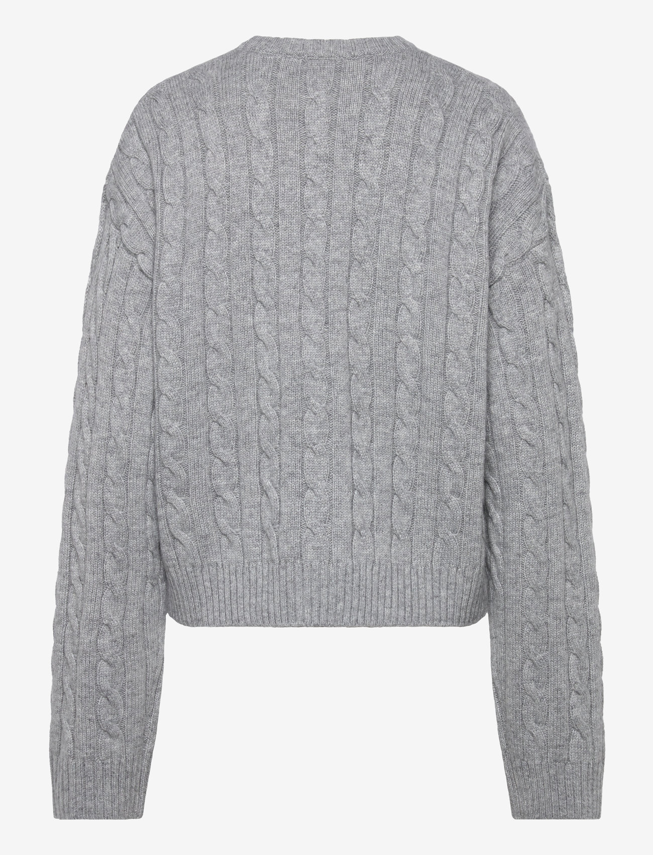 2NDDAY - 2ND Quito - Cable Knit - striktrøjer - drizzle - 2