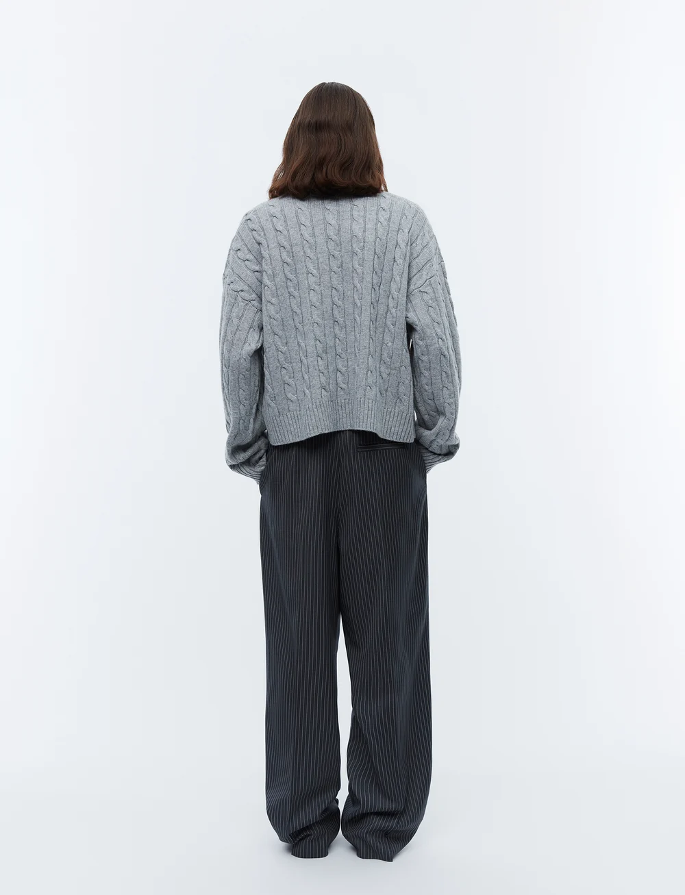 2NDDAY - 2ND Quito - Cable Knit - stickade tröjor - drizzle - 4