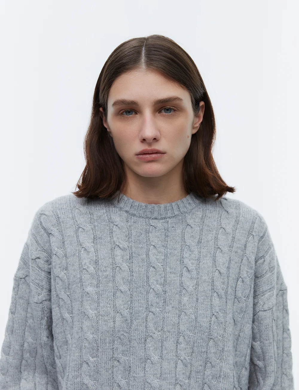 2NDDAY - 2ND Quito - Cable Knit - stickade tröjor - drizzle - 5
