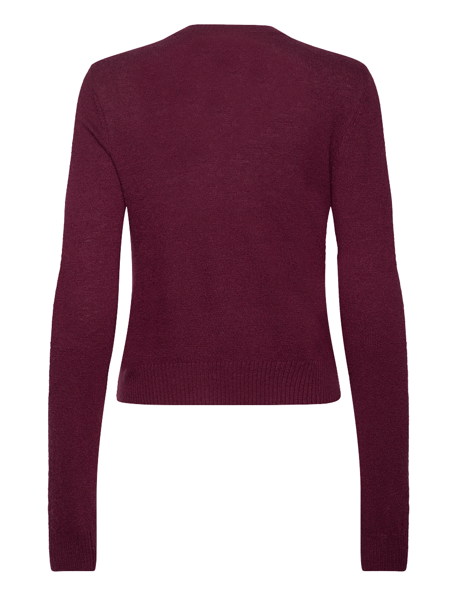 2NDDAY - 2ND Vinny TT - Soft Wool Blend - cardigans - burgundy - 1