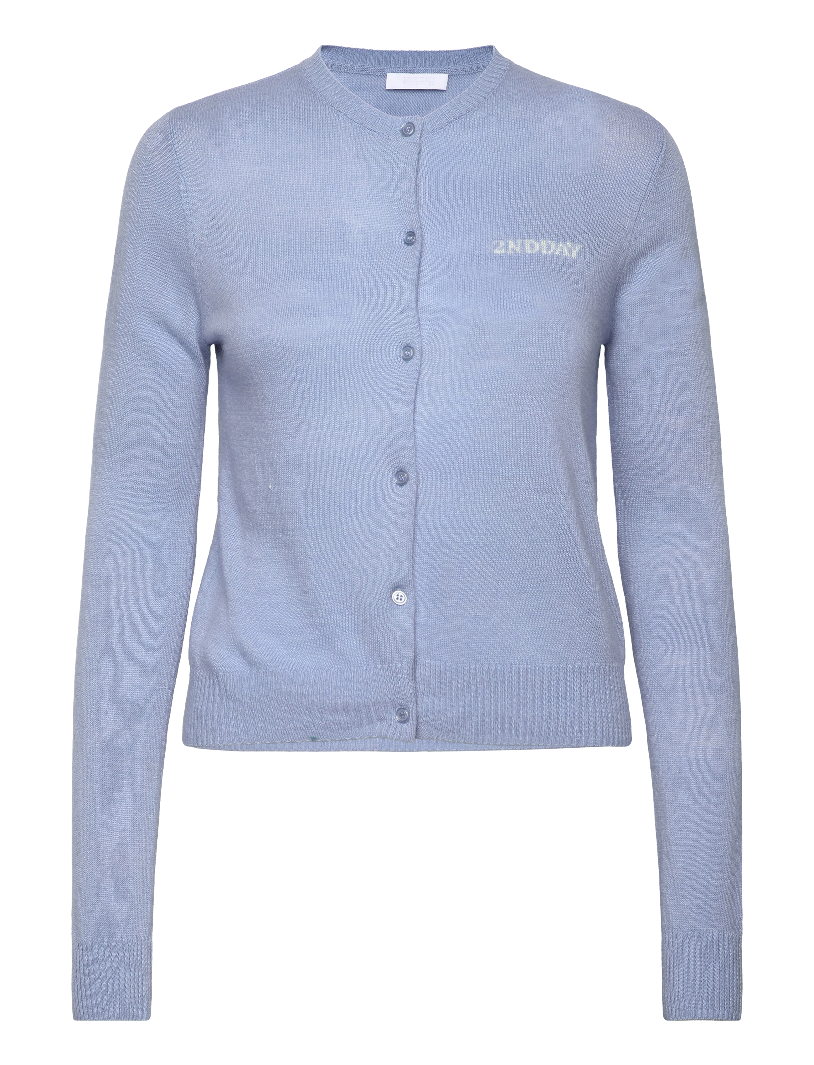 2NDDAY 2ND Vinny TT - Soft Wool Blend - Cardigans - SKYWAY / blue