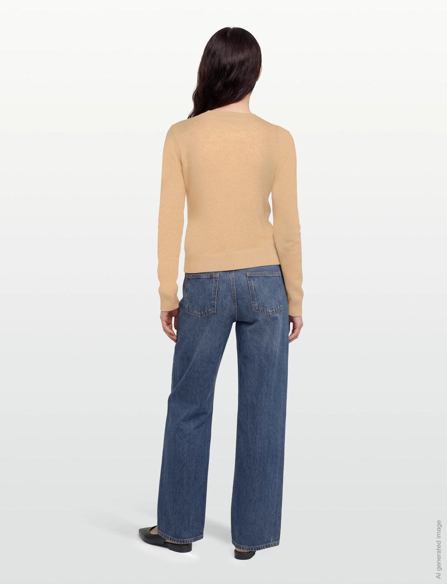 2NDDAY - 2ND Lance TT - Soft Wool Blend - pullover - crÉme brulÈe - 4