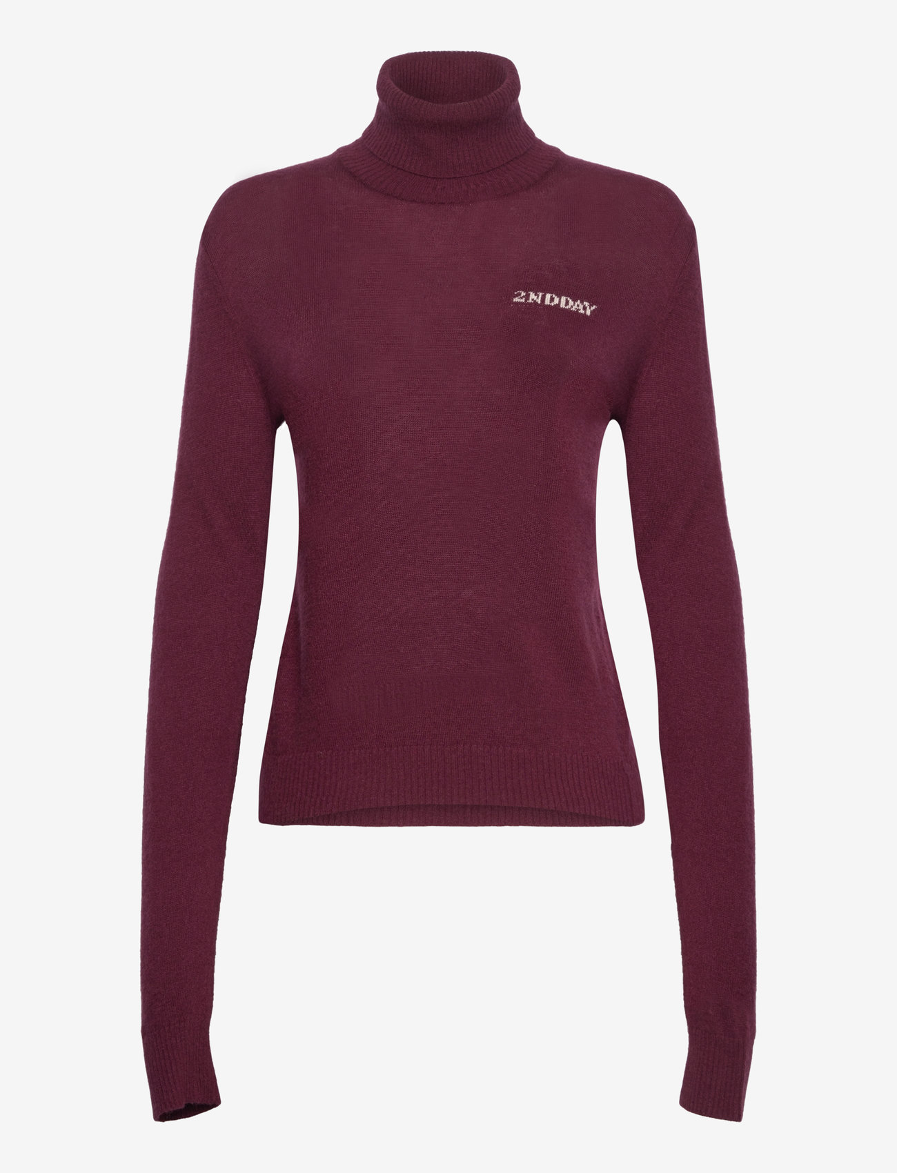 2NDDAY - 2ND Porto TT - Soft Wool Blend - herbstliche kleidung - burgundy - 0