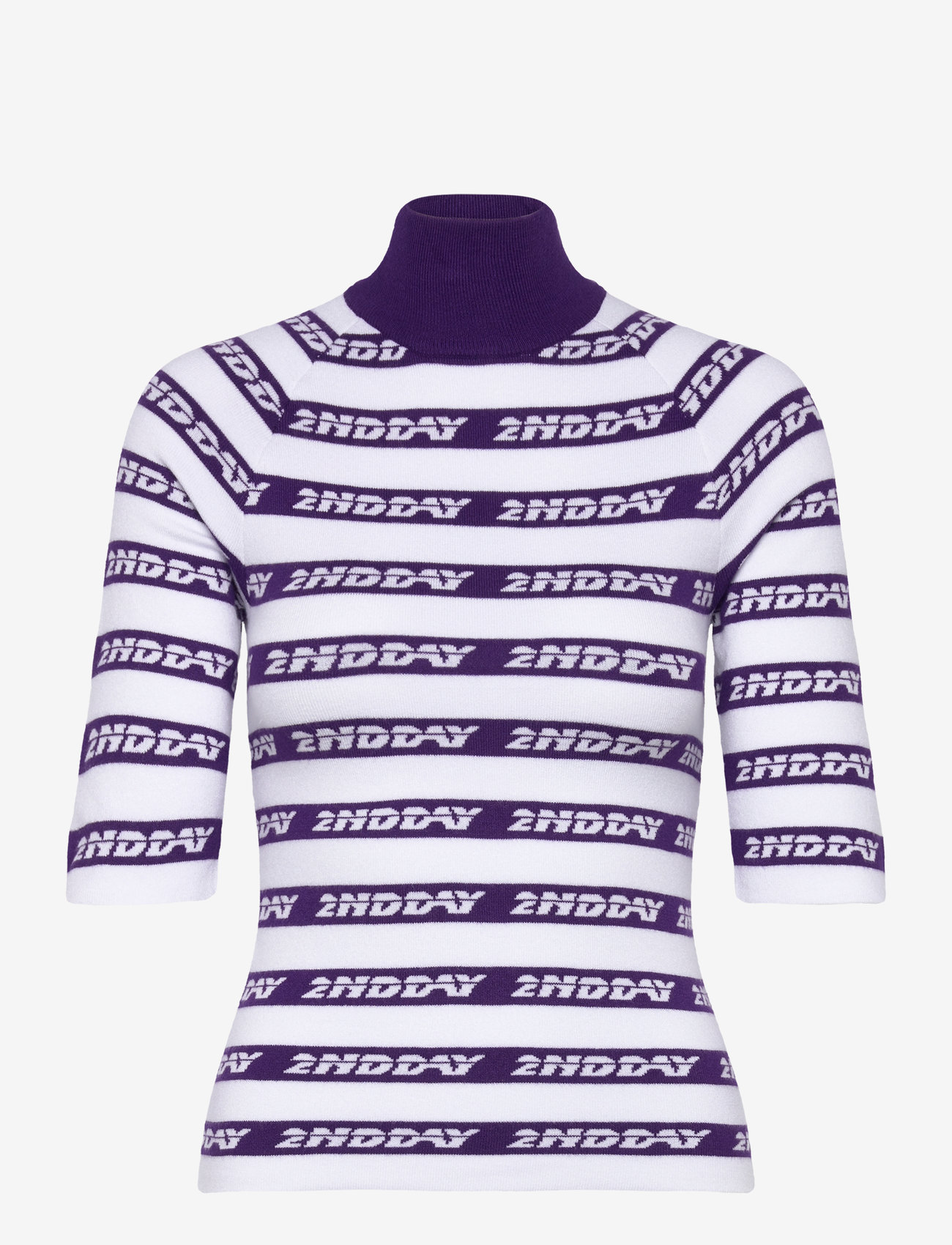 2NDDAY - 2ND Matt - Jacquard Knit - jumpers - bright white - 1