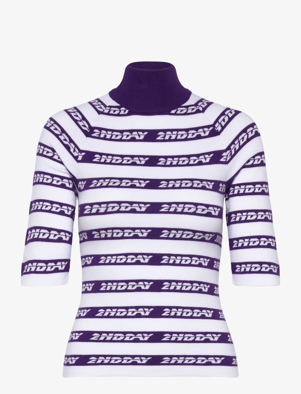 2NDDAY - 2ND Matt - Jacquard Knit - stickade tröjor - bright white - 1