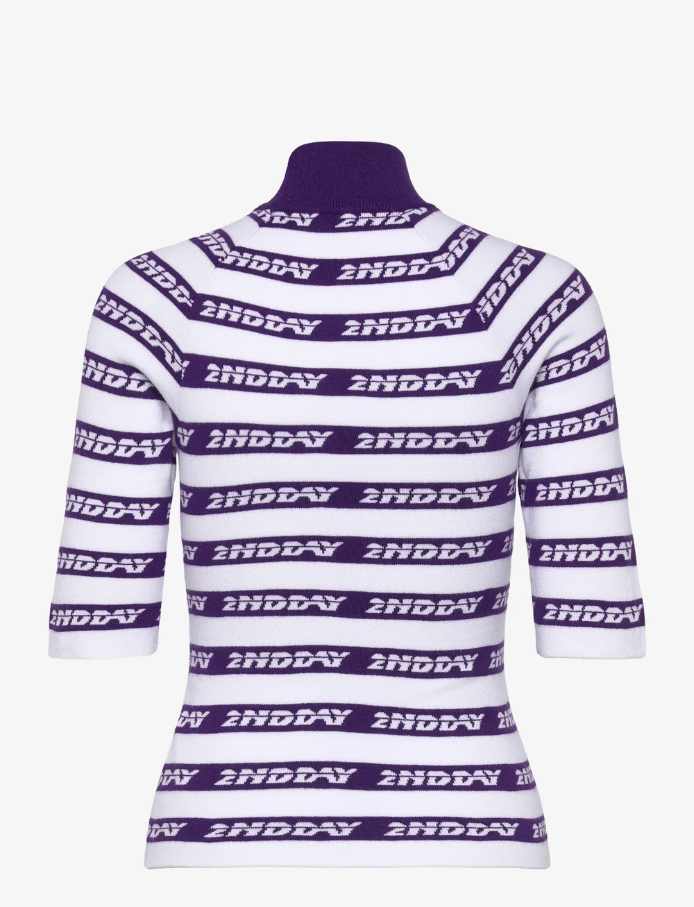 2NDDAY - 2ND Matt - Jacquard Knit - stickade tröjor - bright white - 2