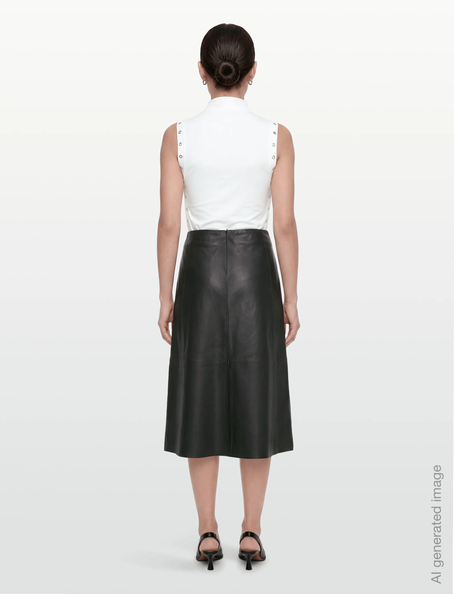 2NDDAY - 2ND Marvin - midinederdele - meteorite (black) - 4