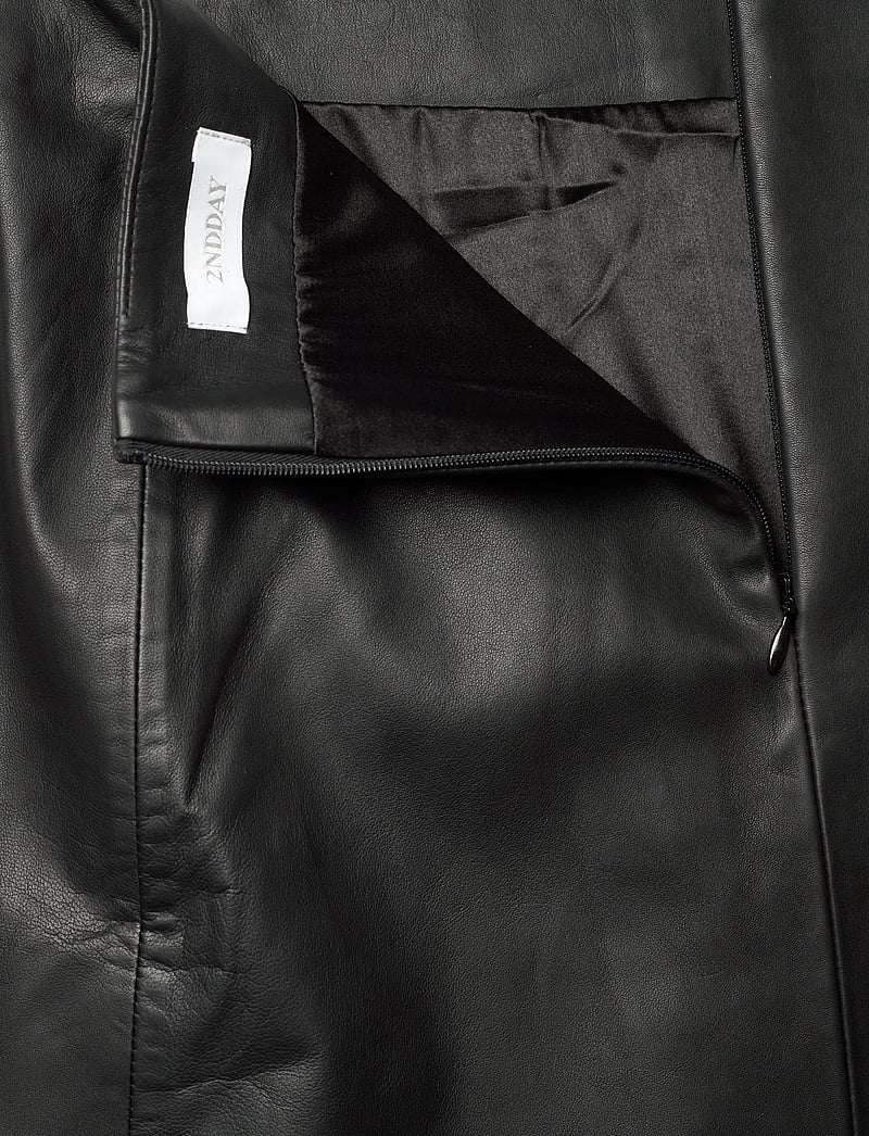 2NDDAY - 2ND Marvin - leather skirts - meteorite (black) - 2