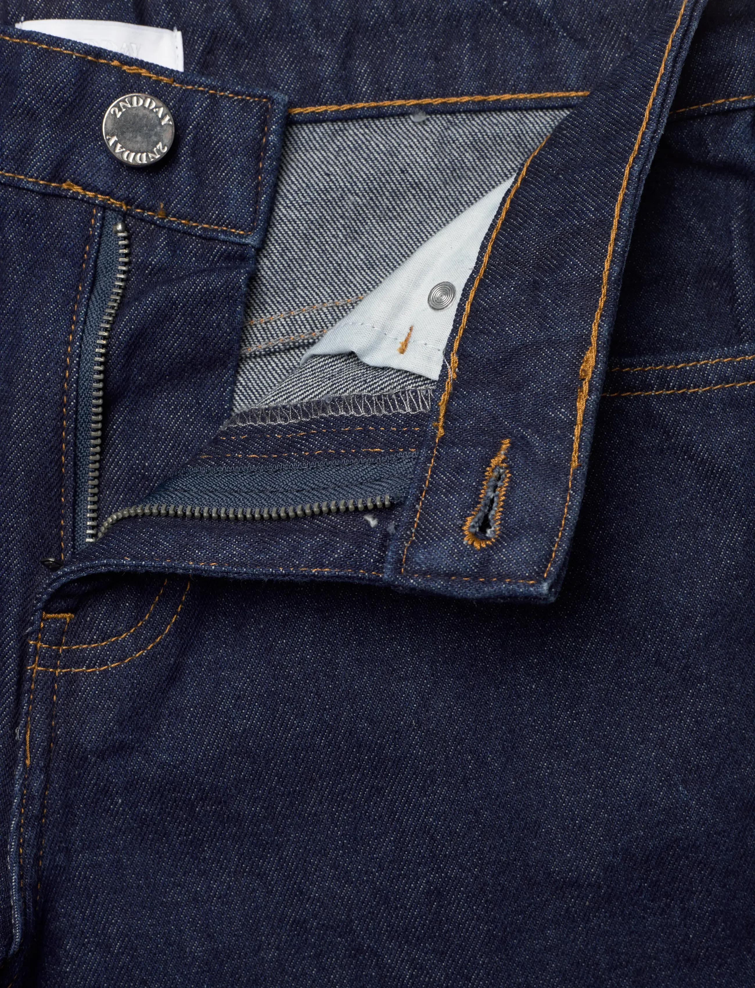 2NDDAY - 2ND Marius - Firm Denim - straight jeans - d016 indigo - 3