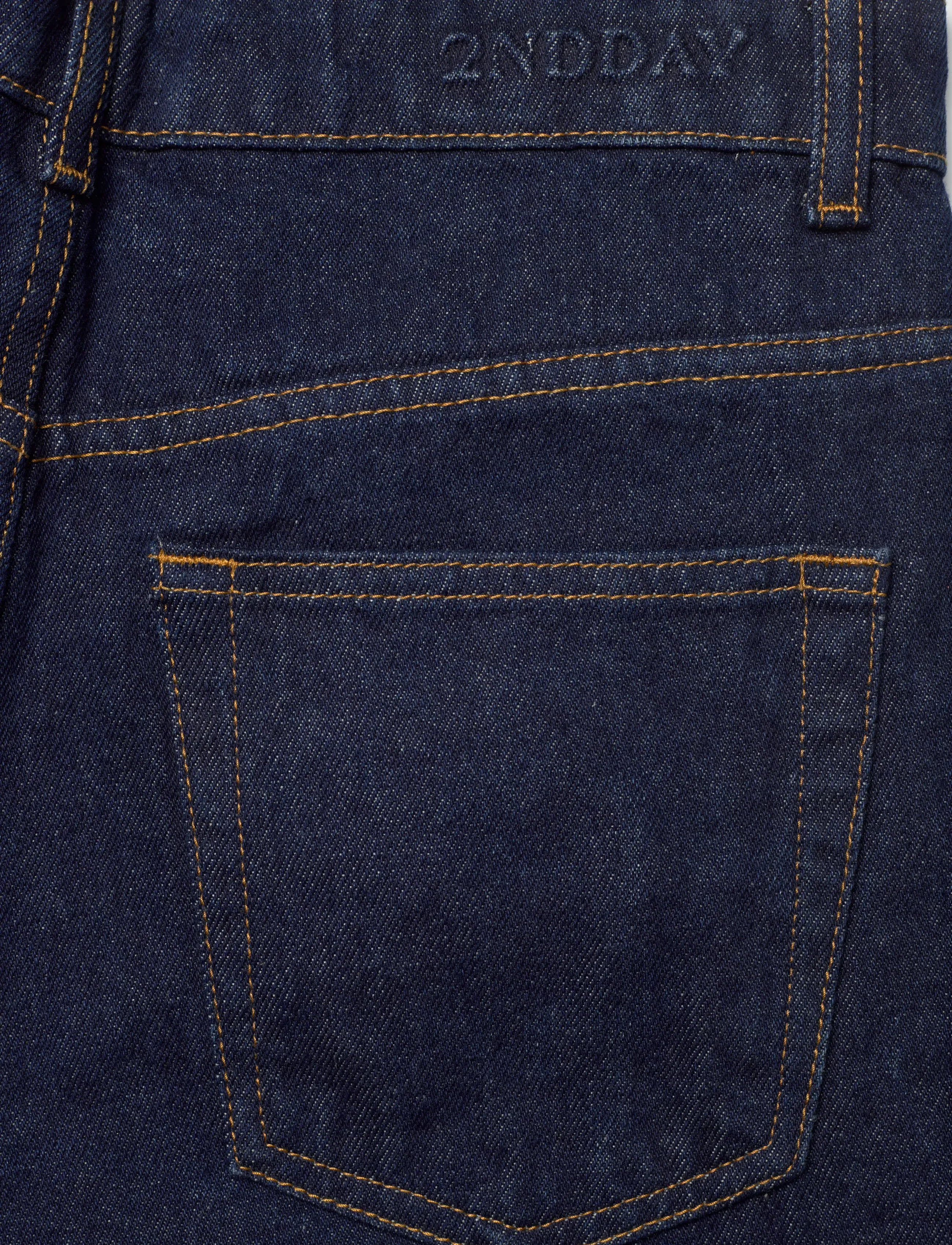 2NDDAY - 2ND Marius - Firm Denim - straight jeans - d016 indigo - 4