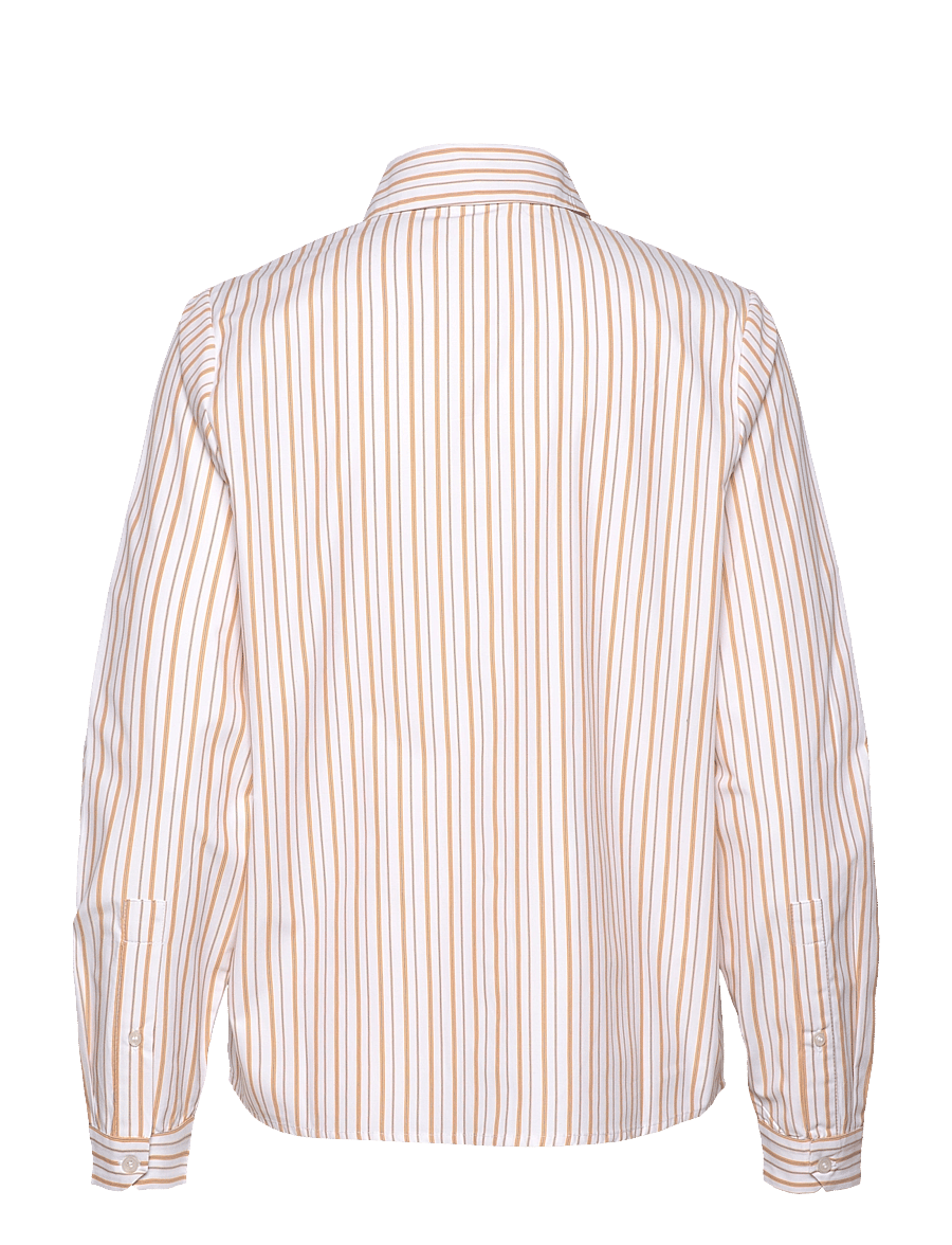 2NDDAY - 2ND Mariam - Cotton Stripes - långärmade skjortor - saffron stripe - 2