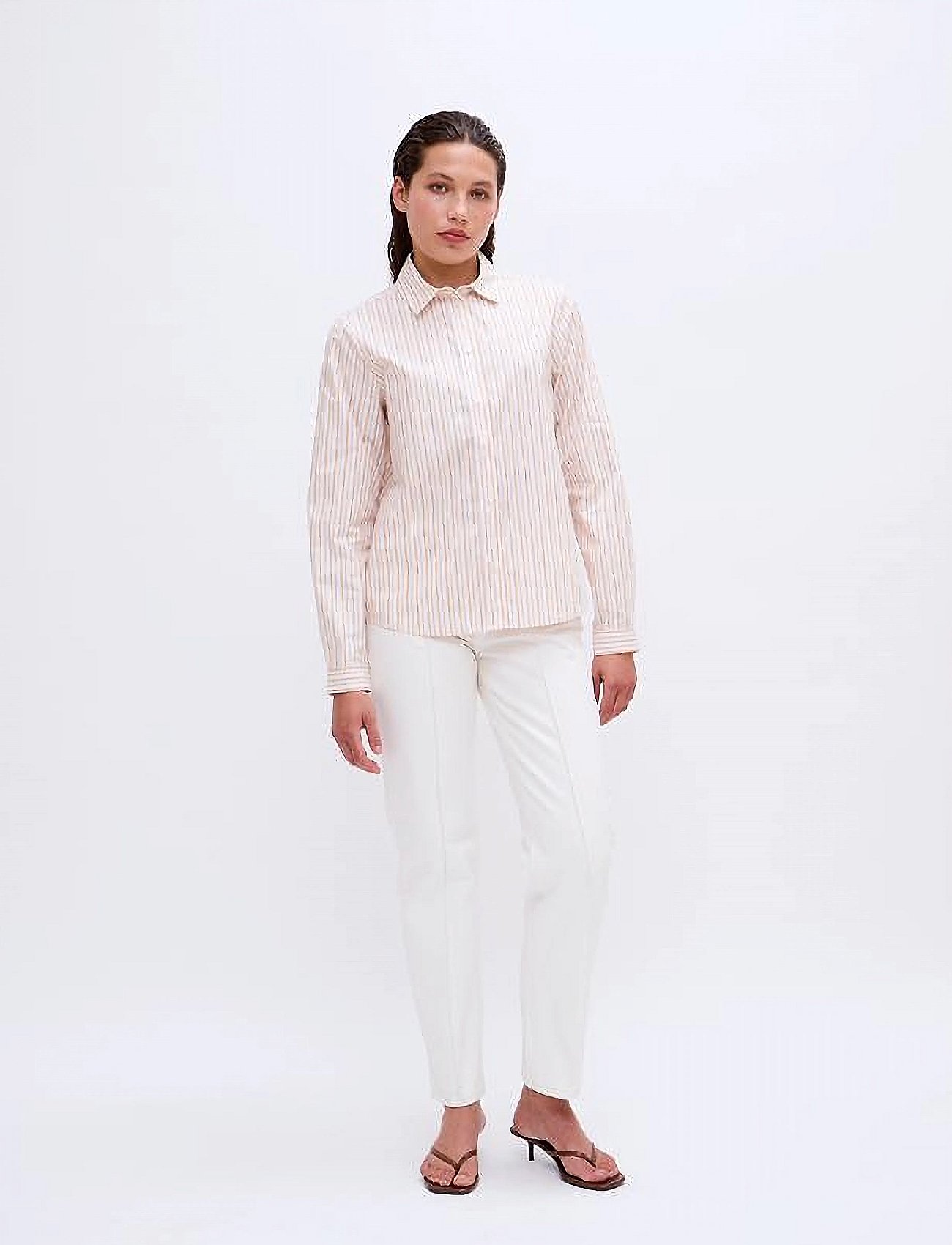 2ND Mariam - Cotton Stripes - SAFFRON STRIPE