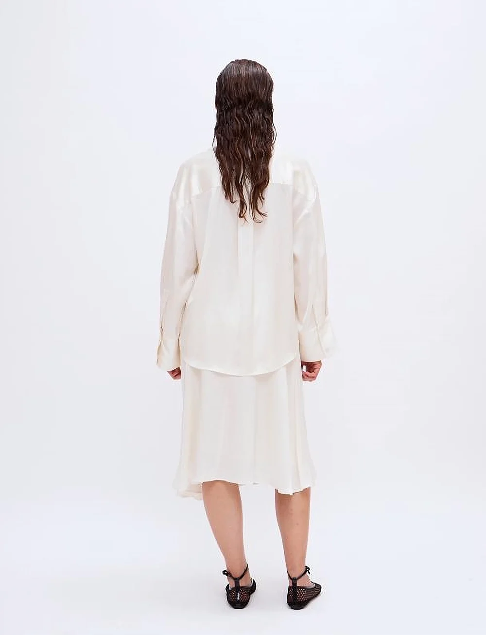 2NDDAY - 2ND Clarose - Silky Viscose - koszule z długimi rękawami - tofu - 4