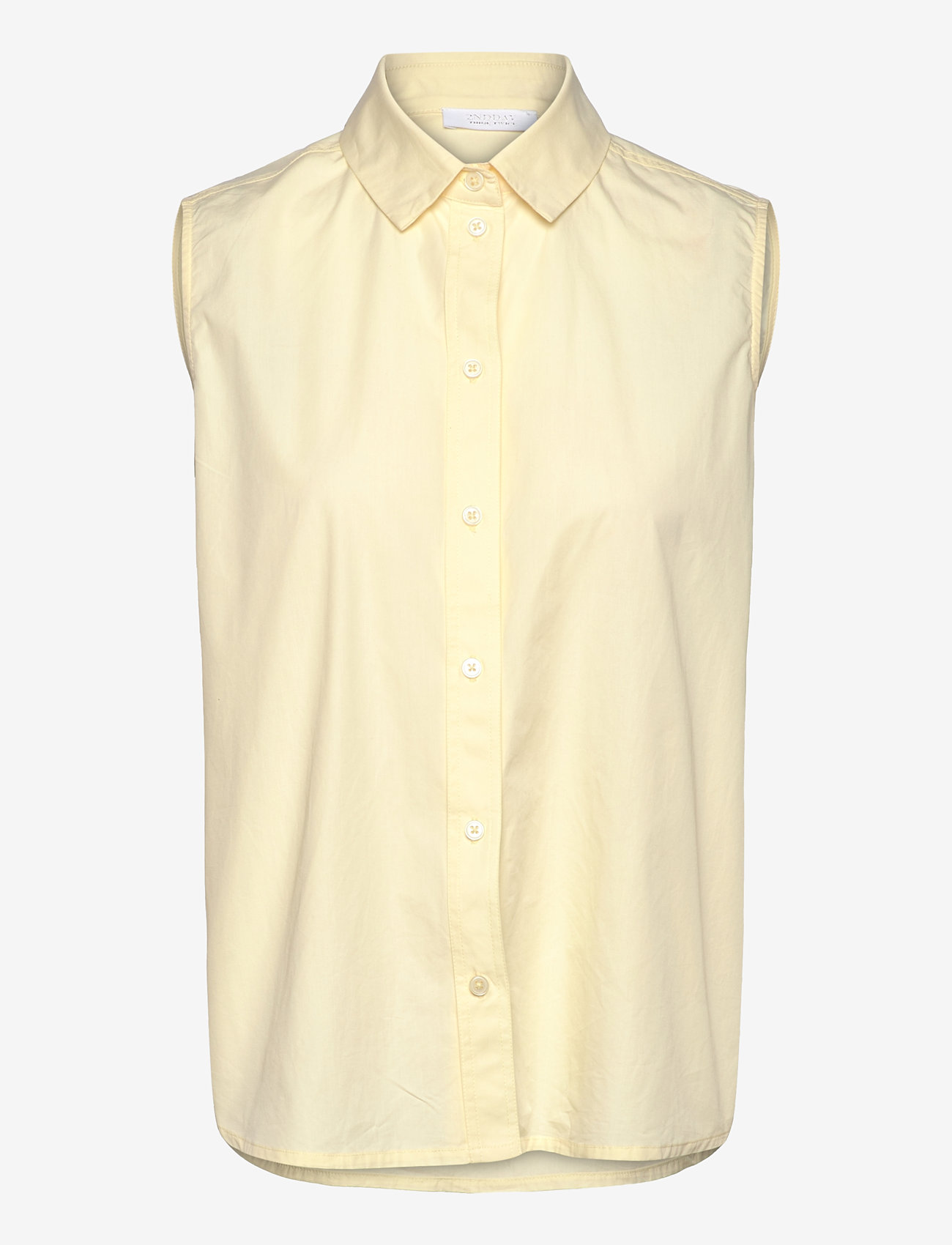 2NDDAY - 2ND Marian - Poplin - kurzärmlige hemden - transparent yellow - 0