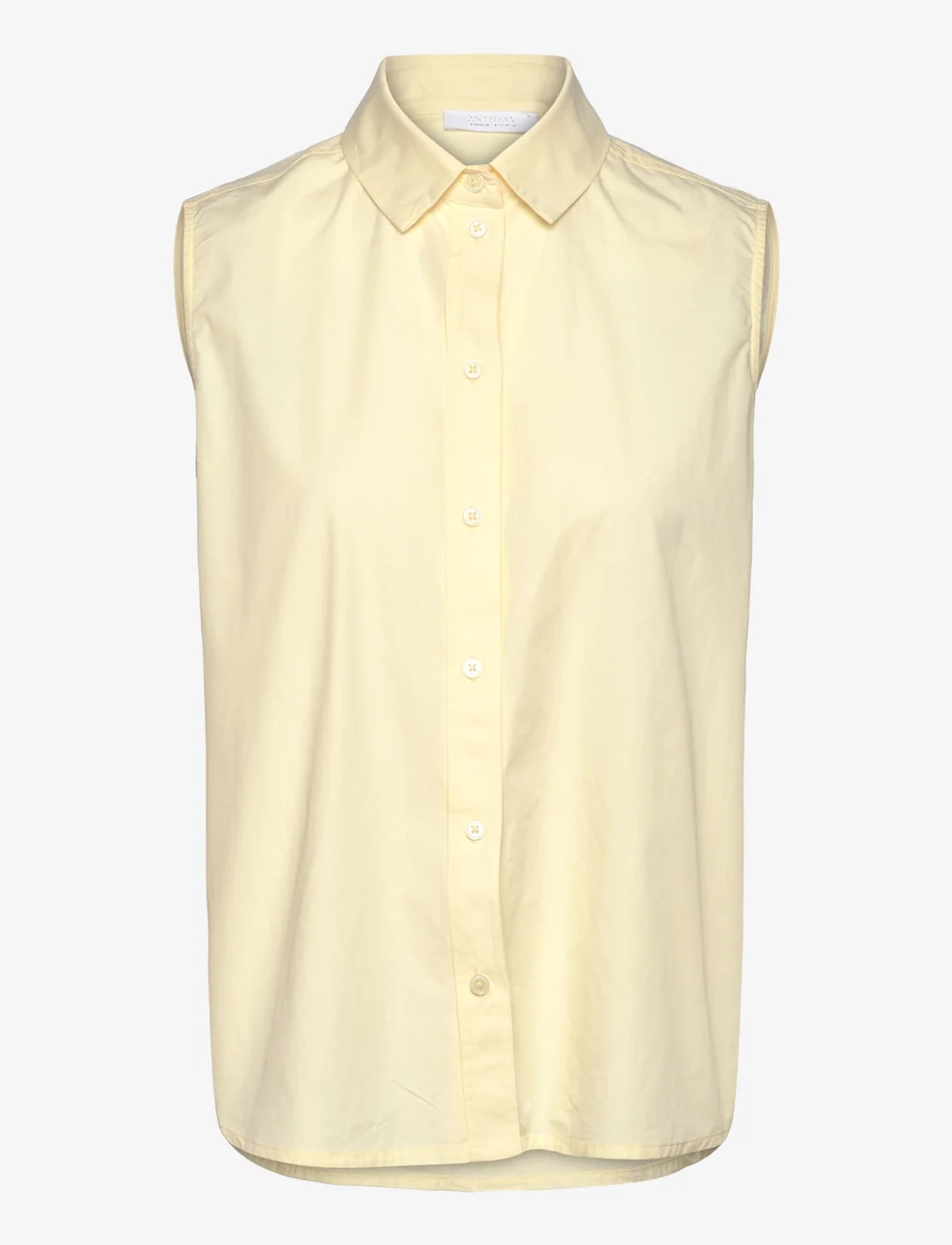 2NDDAY - 2ND Marian - Poplin - kortärmade skjortor - transparent yellow - 0