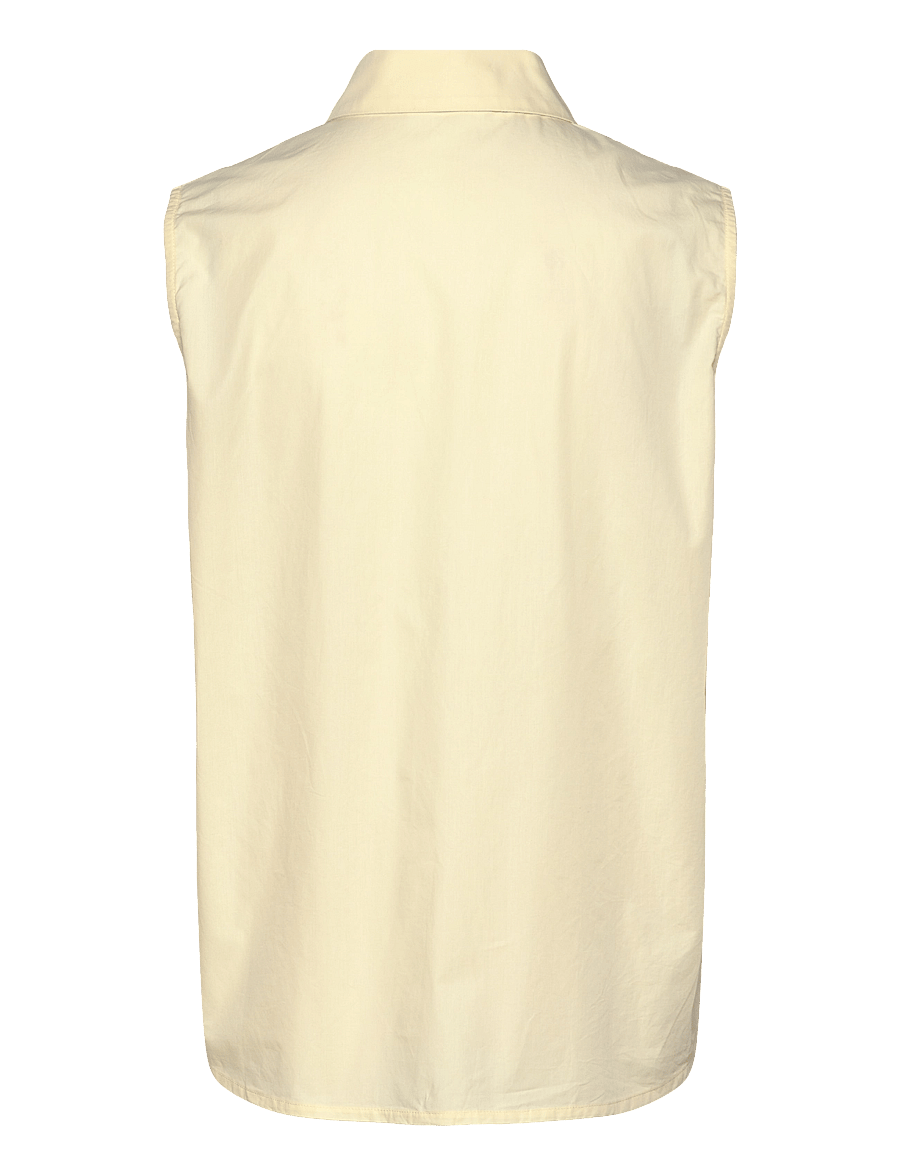 2NDDAY - 2ND Marian - Poplin - short-sleeved shirts - transparent yellow - 1