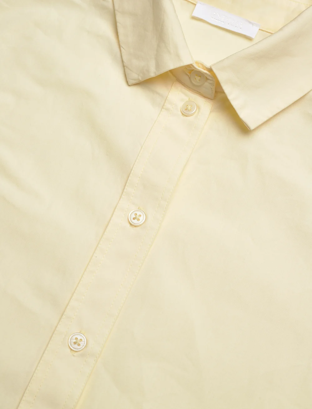 2NDDAY - 2ND Marian - Poplin - kortärmade skjortor - transparent yellow - 2