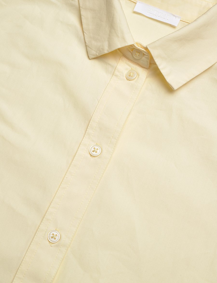2NDDAY - 2ND Marian - Poplin - short-sleeved shirts - transparent yellow - 2