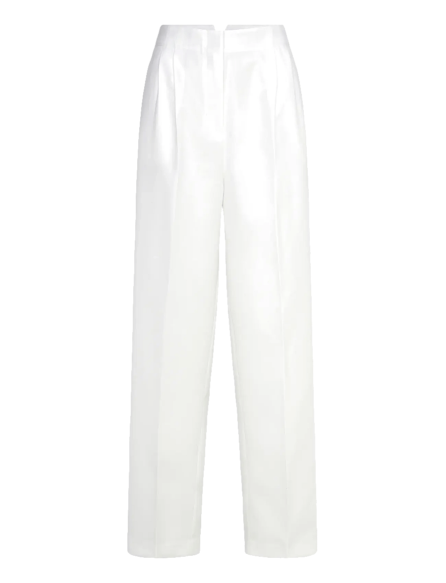 2NDDAY - 2ND Celeste - Fine Tailoring - laia säärega püksid - brilliant white - 1