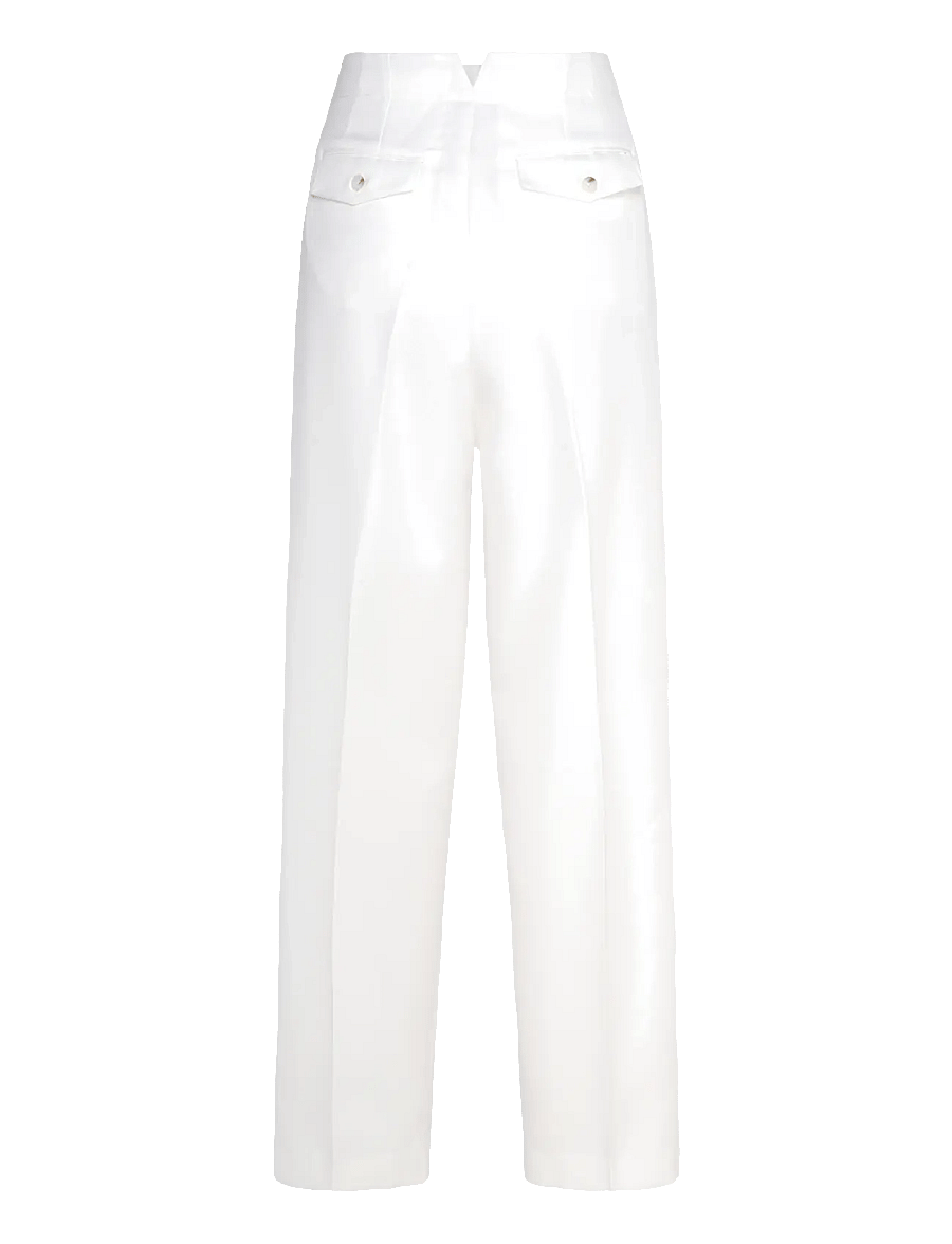 2NDDAY - 2ND Celeste - Fine Tailoring - laia säärega püksid - brilliant white - 2
