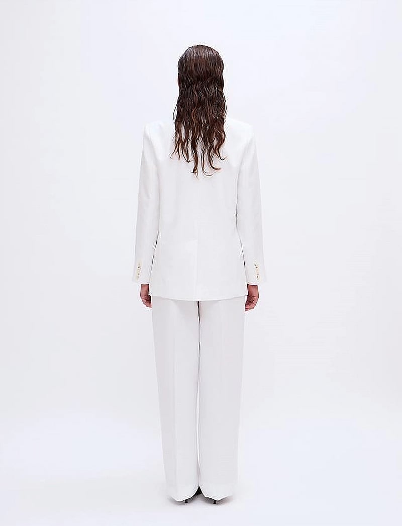2NDDAY - 2ND Celeste - Fine Tailoring - laia säärega püksid - brilliant white - 4