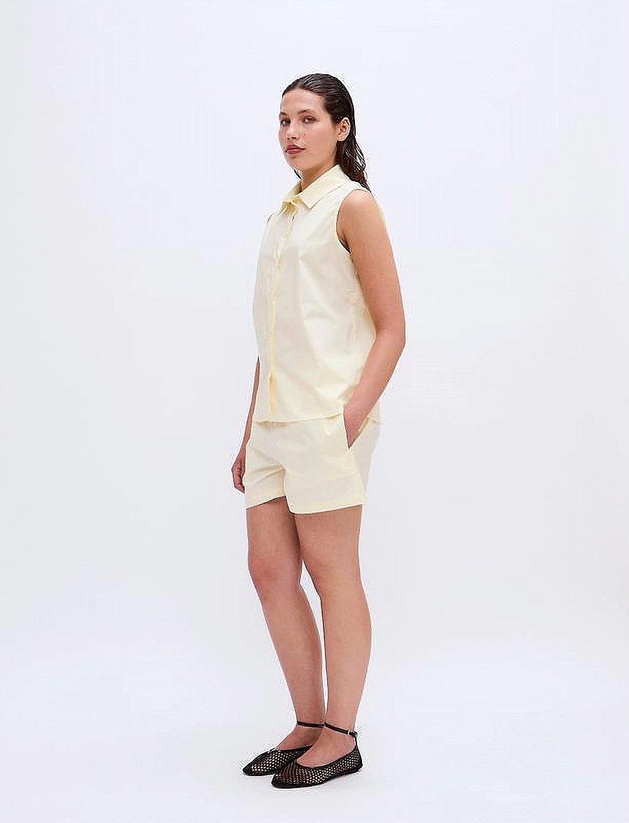 2NDDAY - 2ND Ray - Poplin - freizeitshorts - transparent yellow - 3