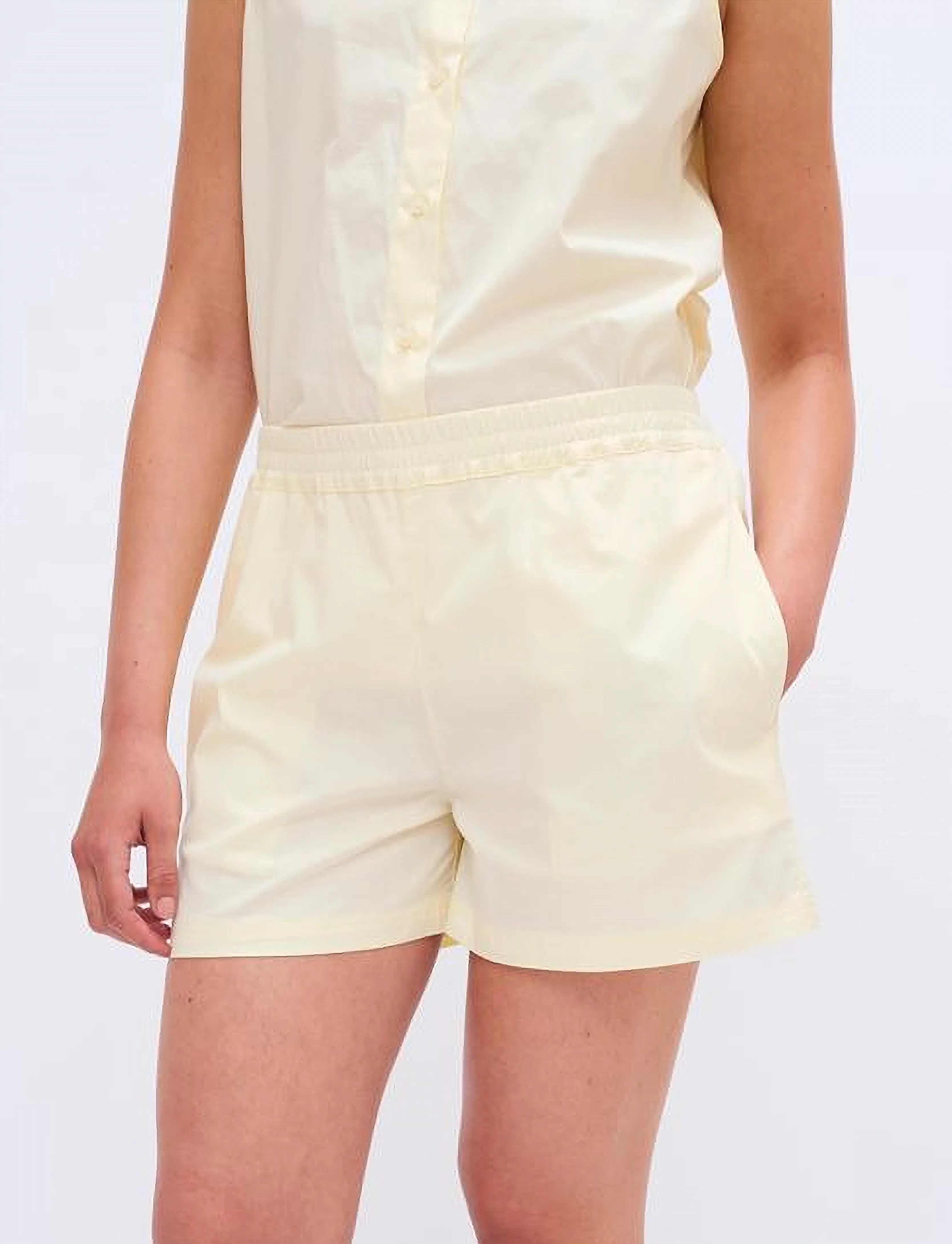 2NDDAY - 2ND Ray - Poplin - casual shorts - transparent yellow - 5