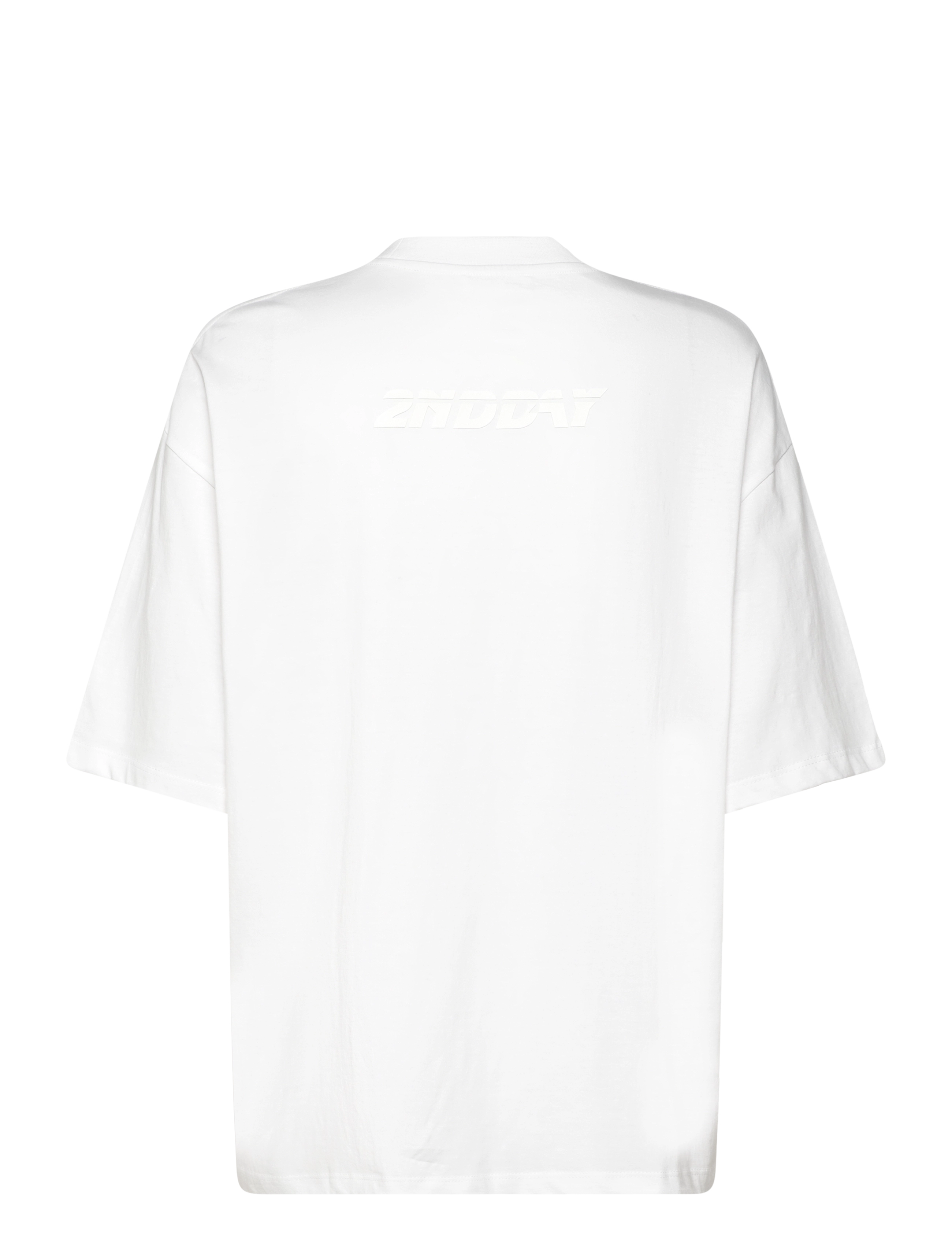 2NDDAY - 2ND Arale TT - Lightweight Jersey - t-särgid - brilliant white - 1