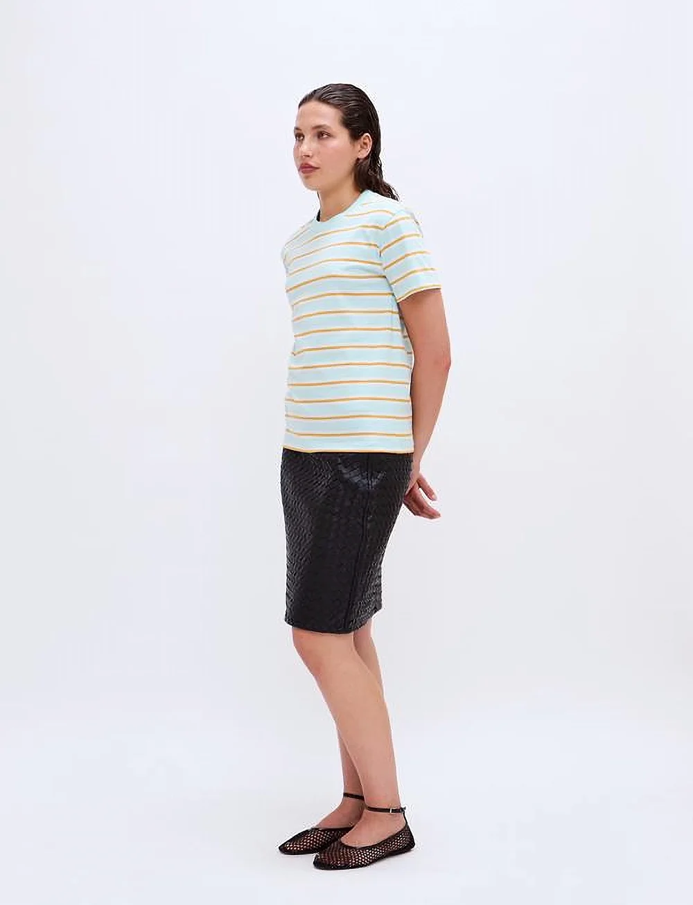 2NDDAY - 2ND Marissas - Striped Jersey - t-shirts - soothing sea - 3