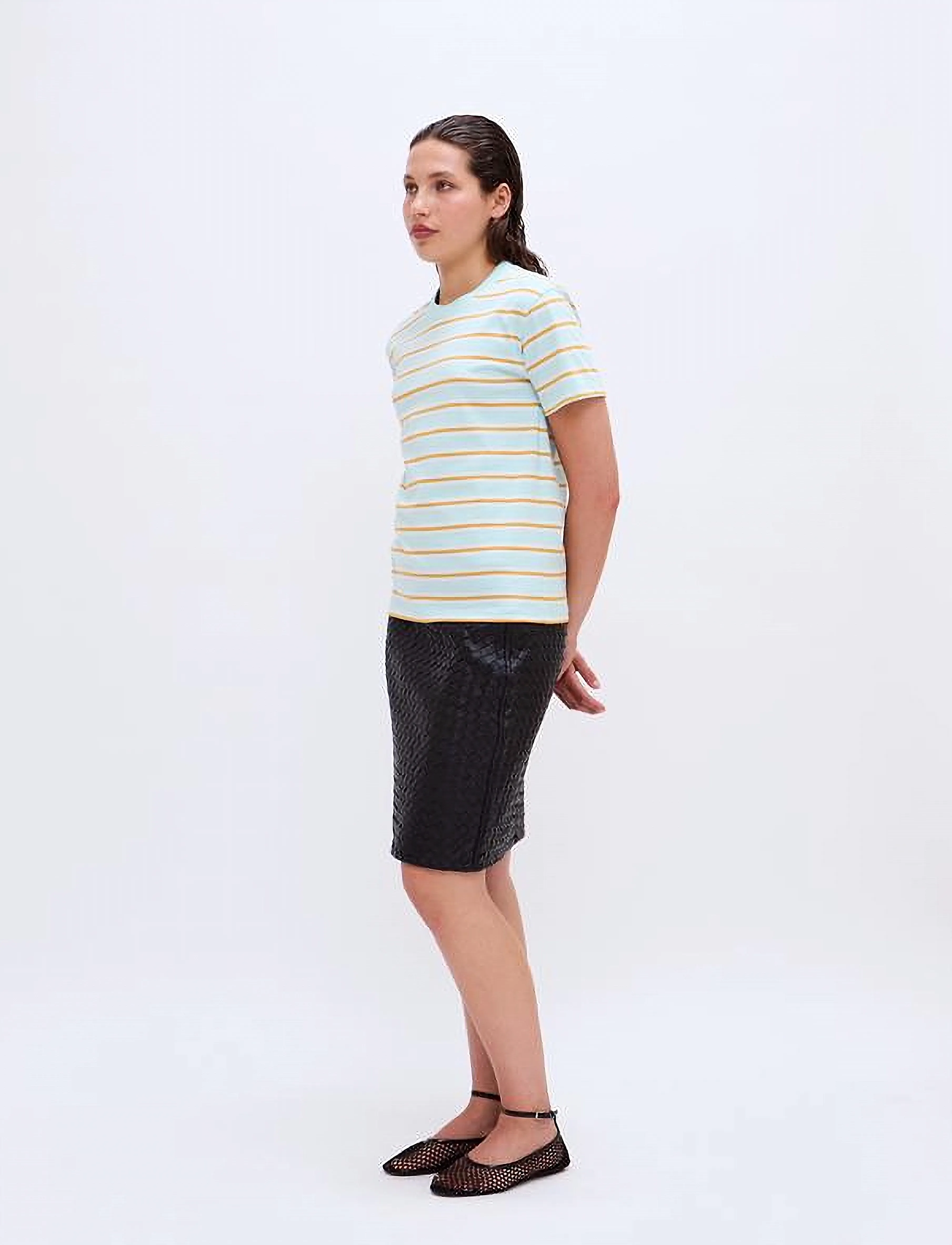 2NDDAY - 2ND Marissas - Striped Jersey - t-särgid - soothing sea - 3