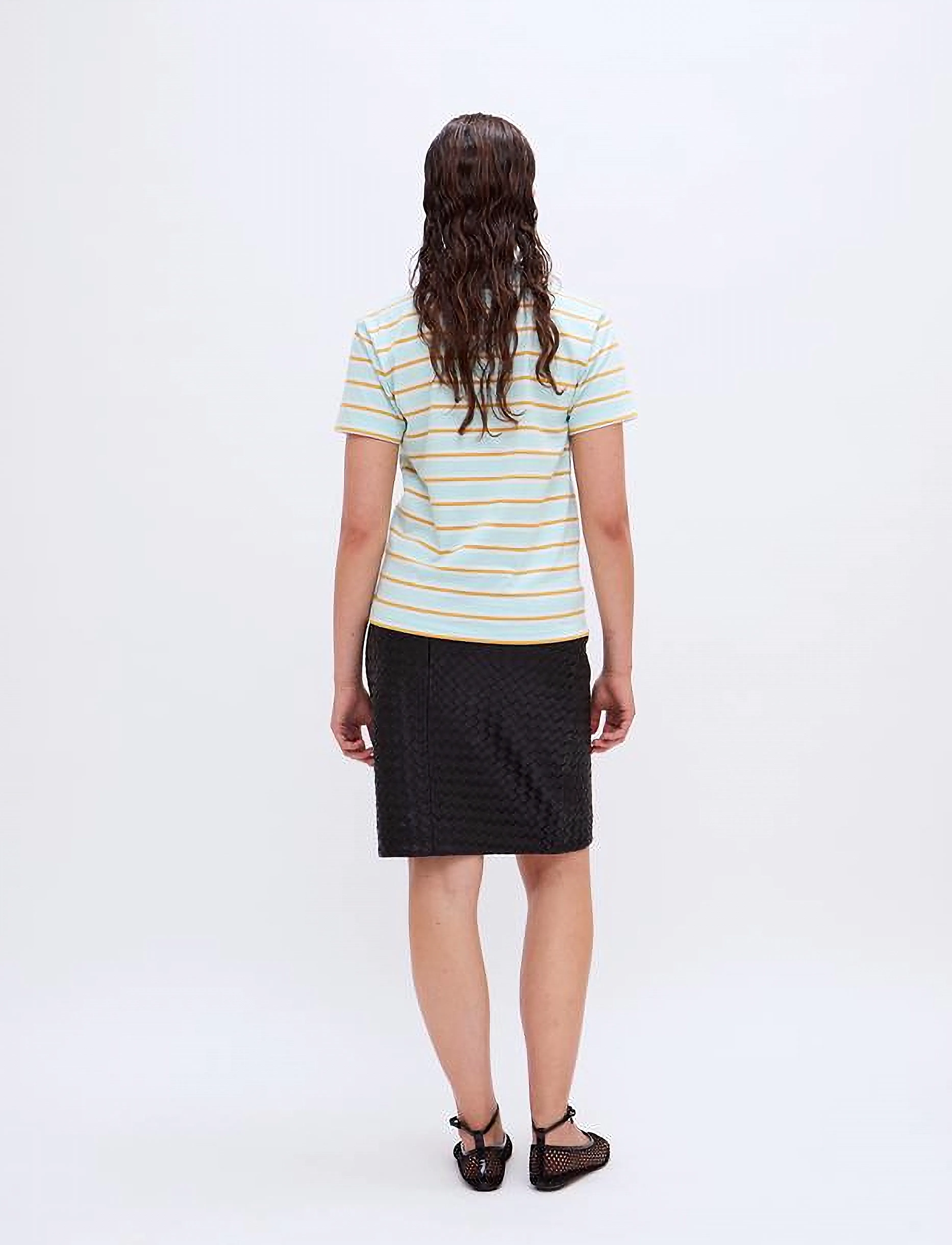 2NDDAY - 2ND Marissas - Striped Jersey - t-särgid - soothing sea - 4