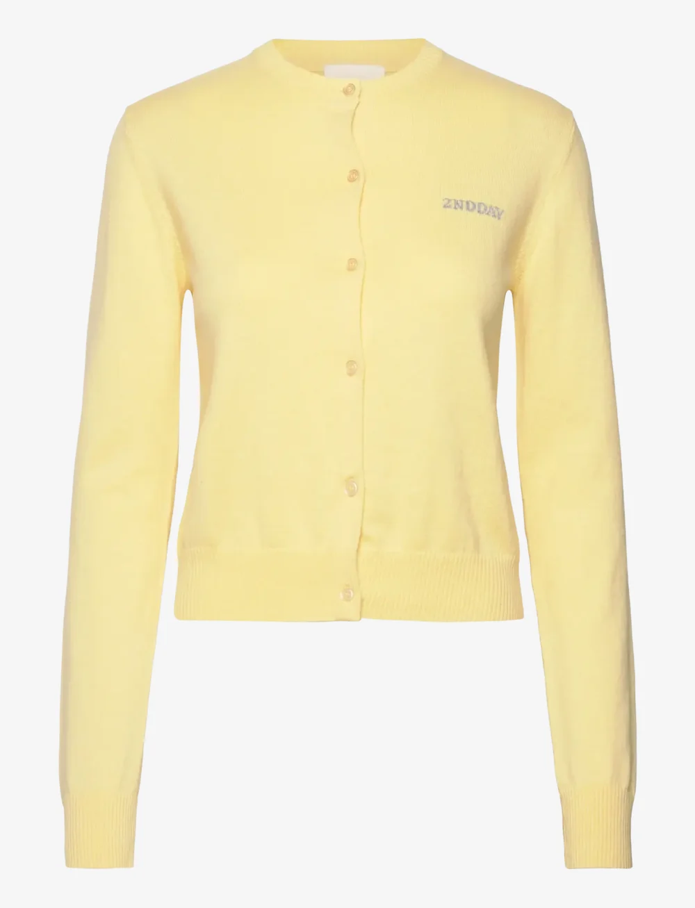 2NDDAY - 2ND Vinny - Soft Wool Blend - cardigans - mellow yellow - 0