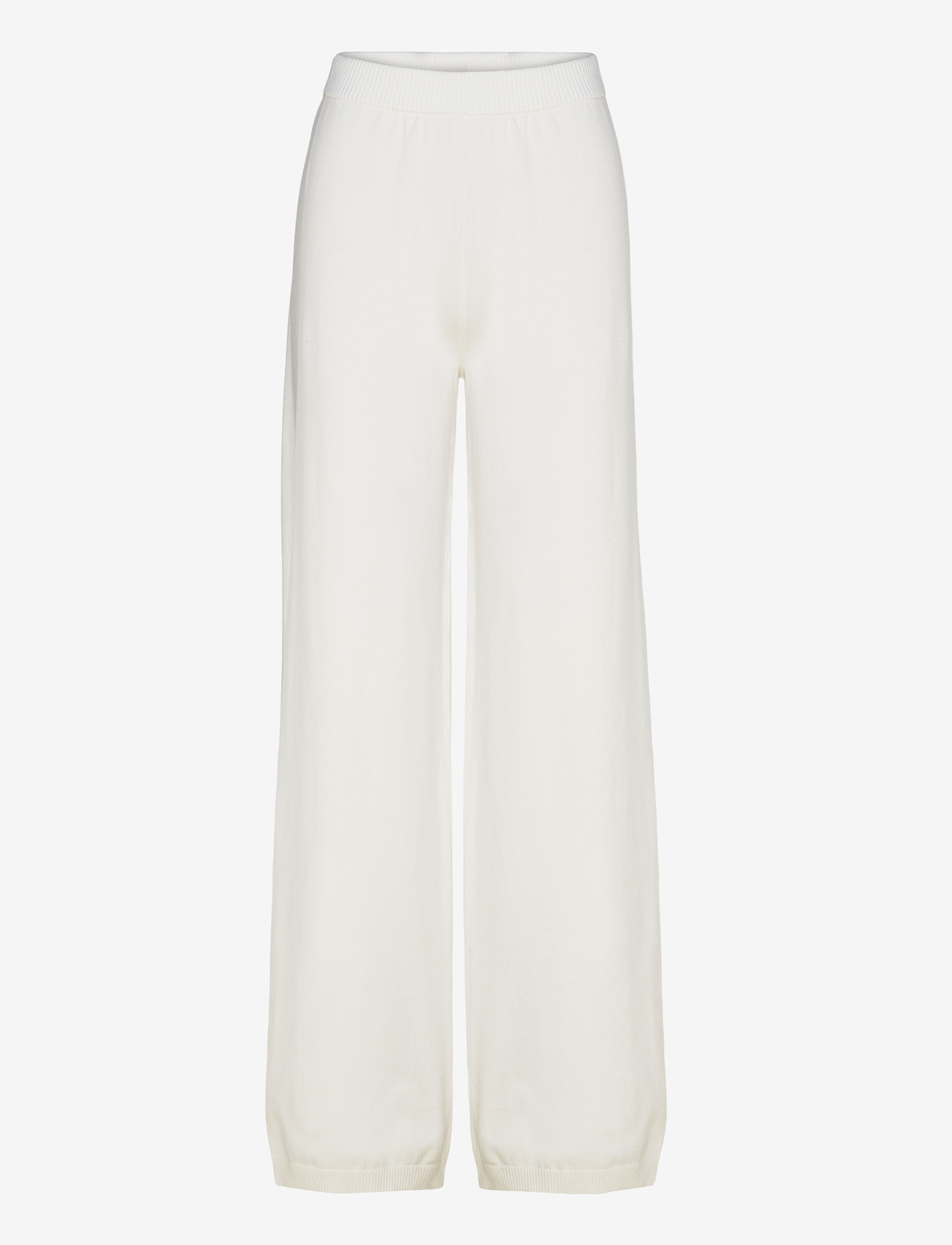 2NDDAY - 2ND Martha - Viscose Knit - wide leg trousers - 111001 white alyssum - 1
