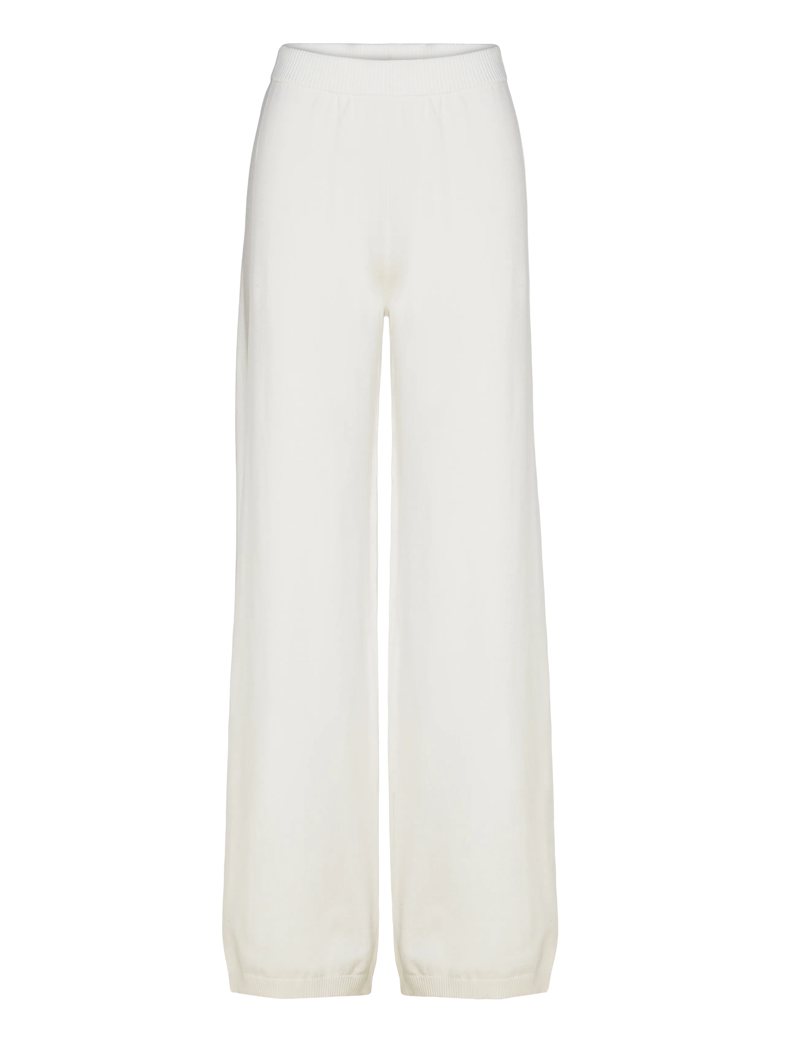 2NDDAY 2ND Martha - Viscose Knit - Bukser - 111001 WHITE ALYSSUM / white