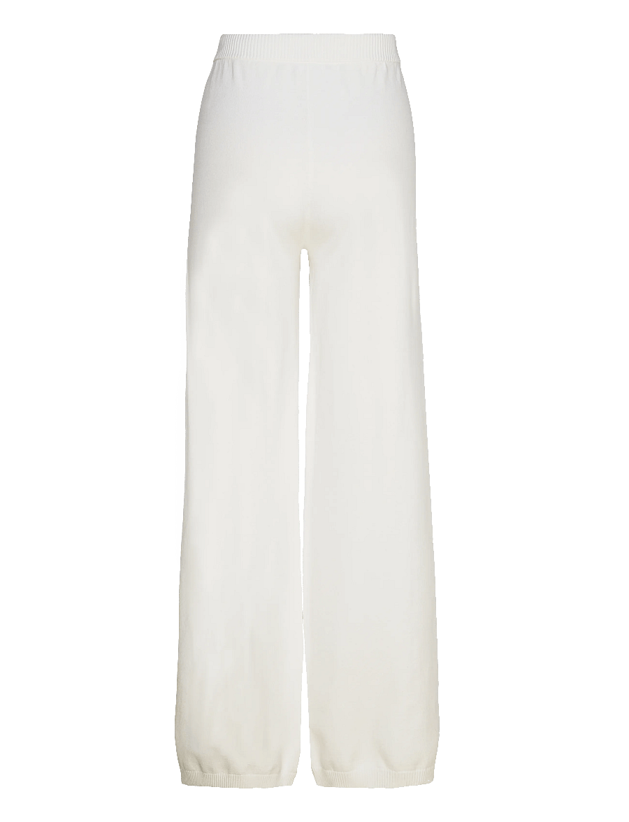 2NDDAY - 2ND Martha - Viscose Knit - laia säärega püksid - 111001 white alyssum - 2