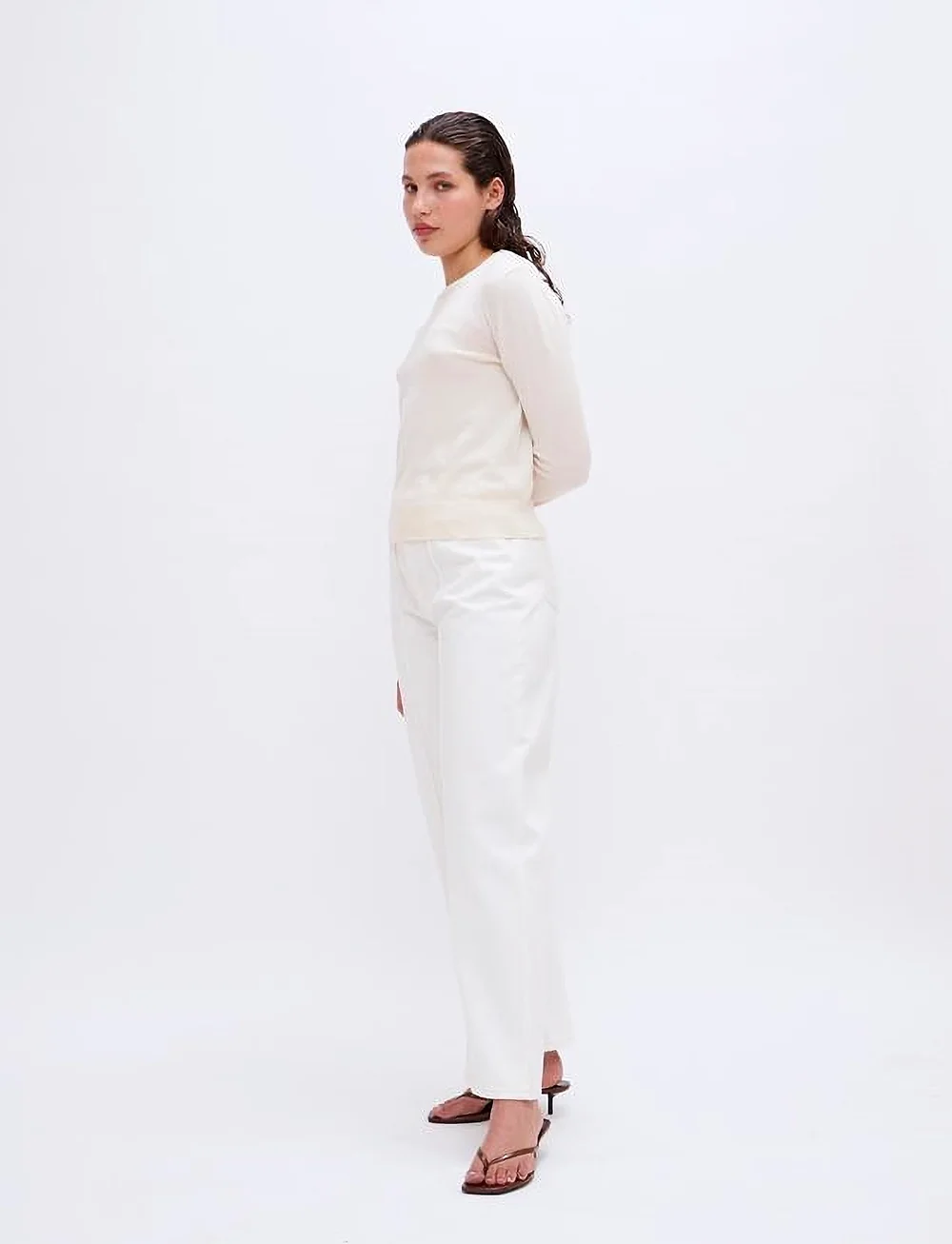 2NDDAY - 2ND Flossy - Twill Denim - vida jeans - tofu - 3