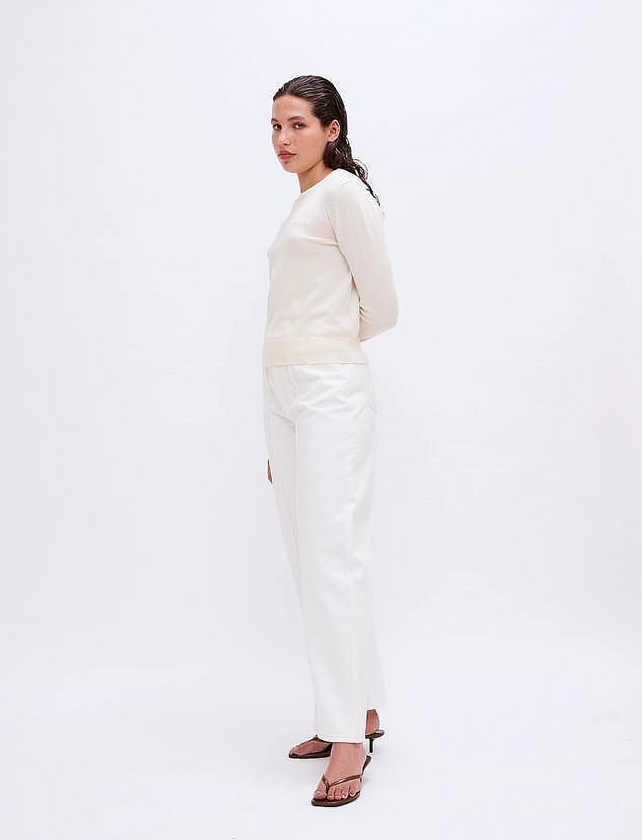 2NDDAY - 2ND Flossy - Twill Denim - wide leg jeans - tofu - 3