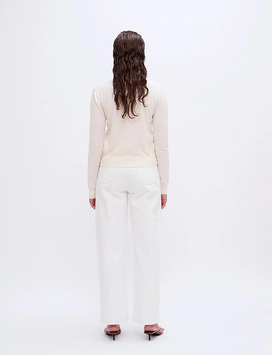2NDDAY - 2ND Flossy - Twill Denim - wide leg jeans - tofu - 4