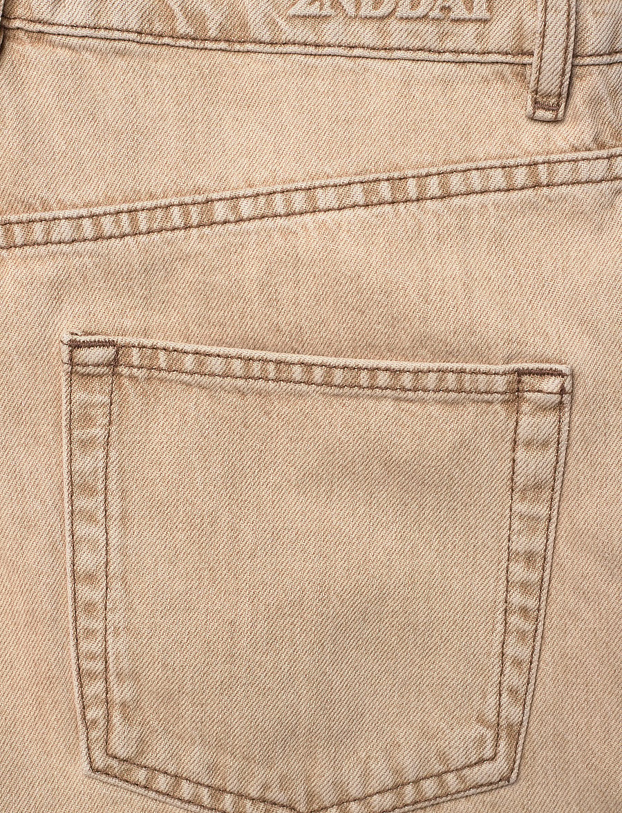 2NDDAY - 2ND Rode - Marbleized denim - wide leg jeans - kelp - 4