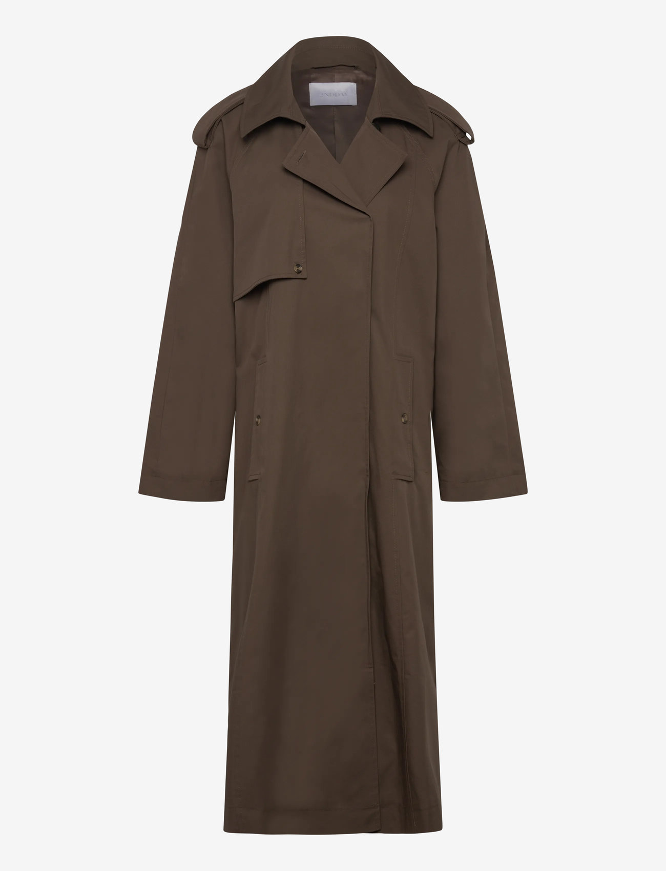2NDDAY - 2ND Willamena - Dense Cotton - trenchcoats - 190812 turkish coffee - 0