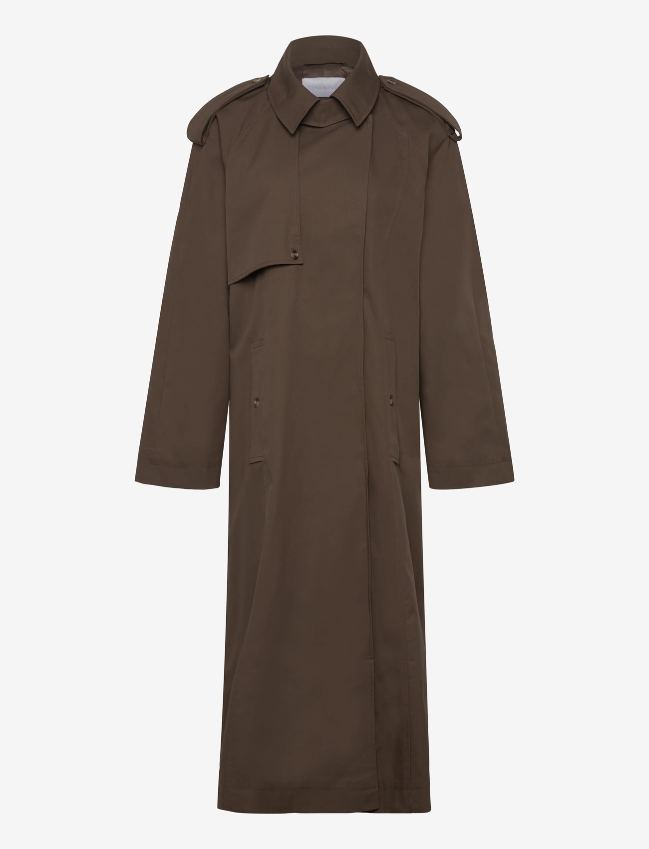 2NDDAY - 2ND Willamena - Dense Cotton - trenchcoats - 190812 turkish coffee - 1