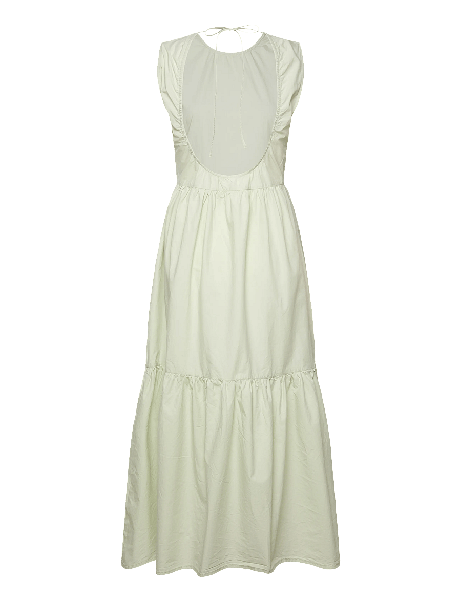 2NDDAY - 2ND Linda - Fine Crispy Poplin - maxiklänningar - 136106 green tint - 1